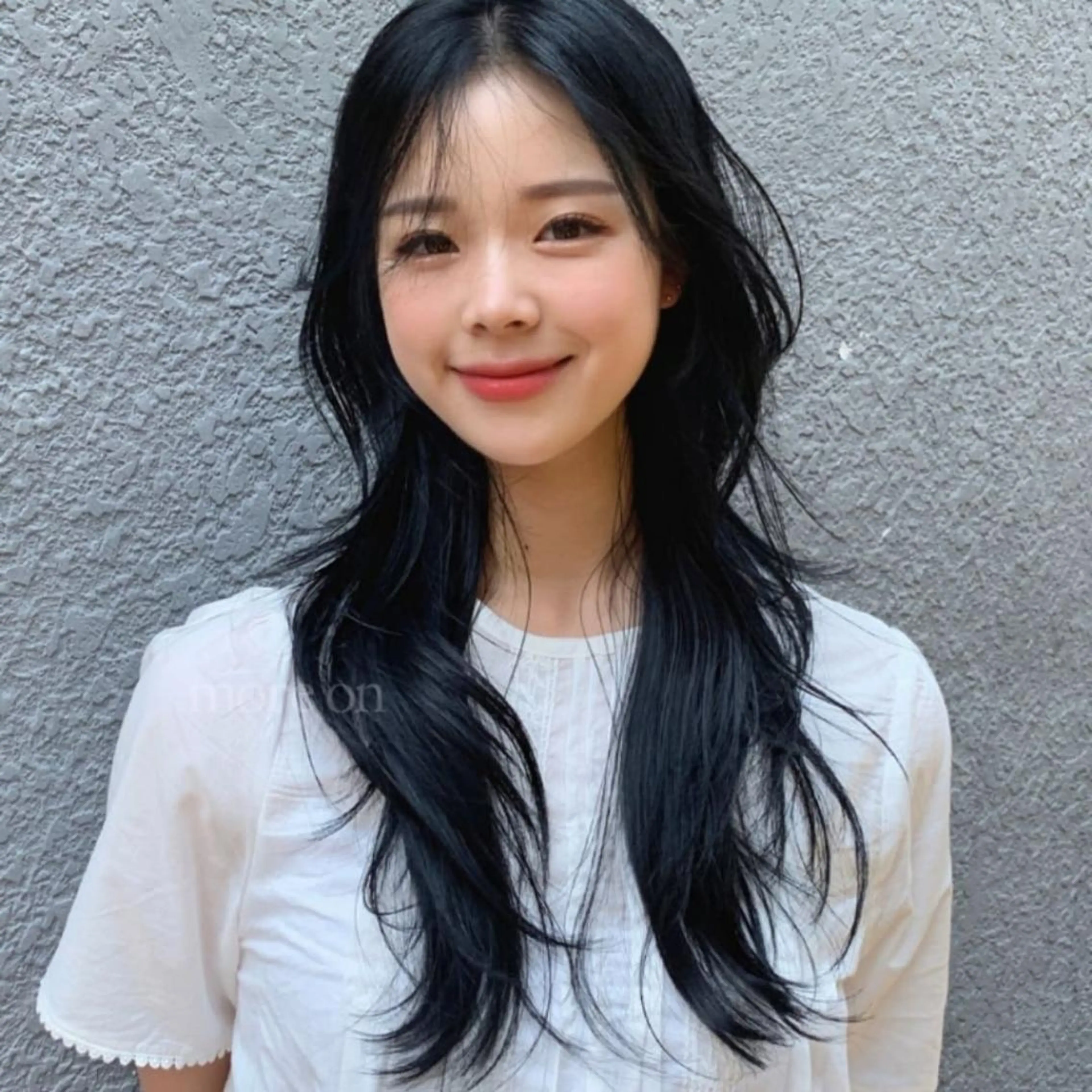 セミロング エクステ 韓国特化🇰🇷 エクステのヘアスタイル