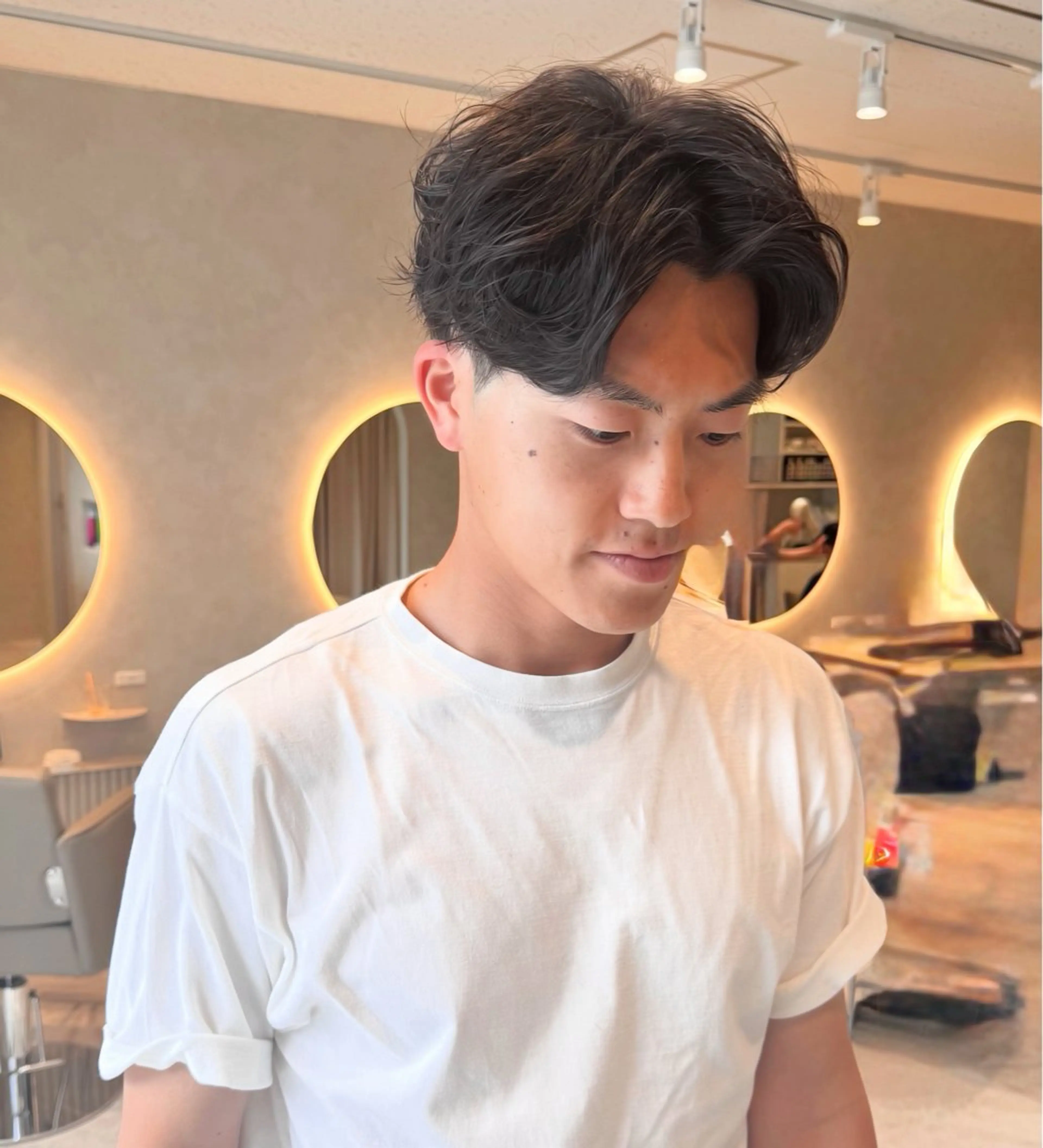 🍁 カット➕デザインパーマ🍁90分から120分　men'sの写真