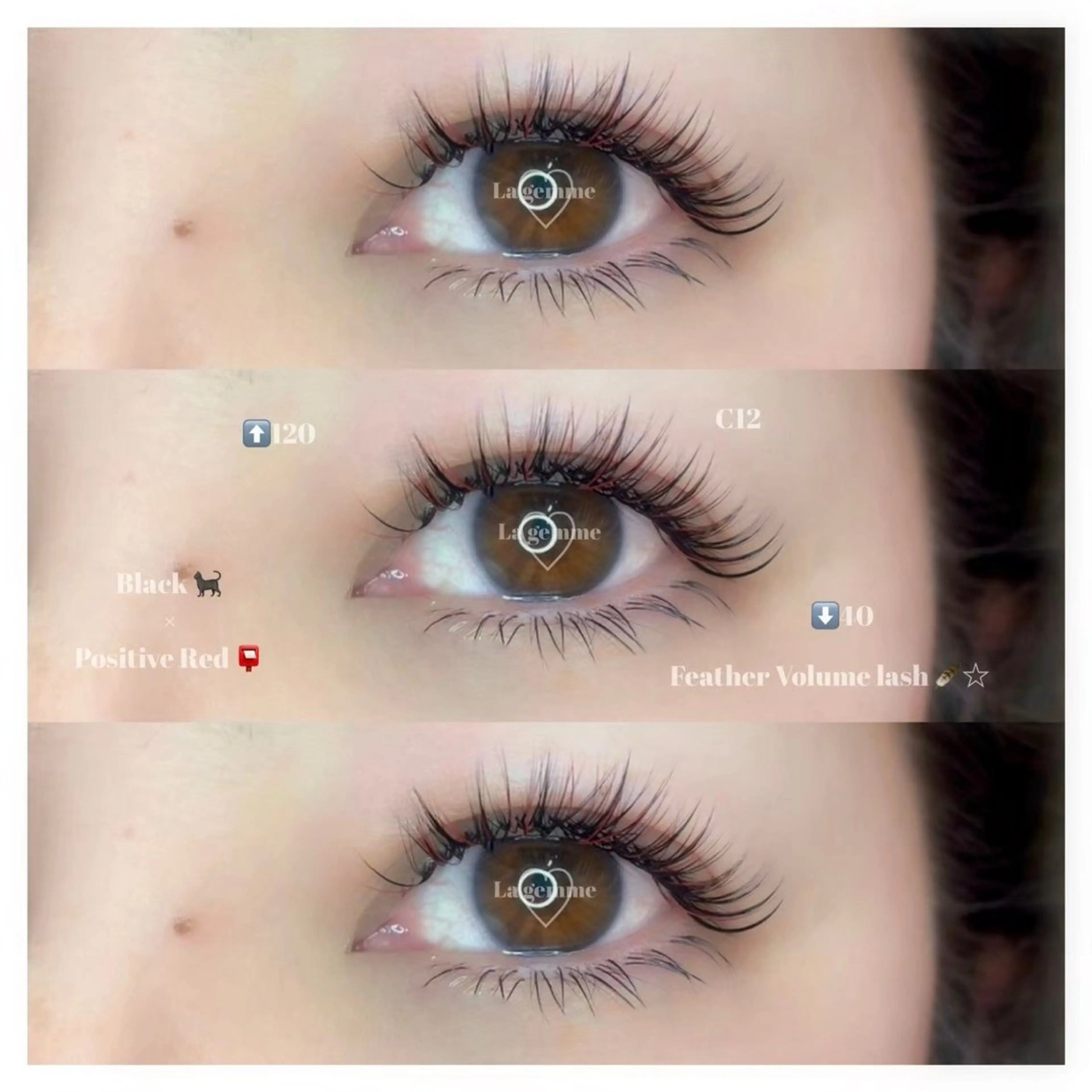 🪽フェザーラッシュ2H付け放題（束間ボリュームラッシュ）の写真