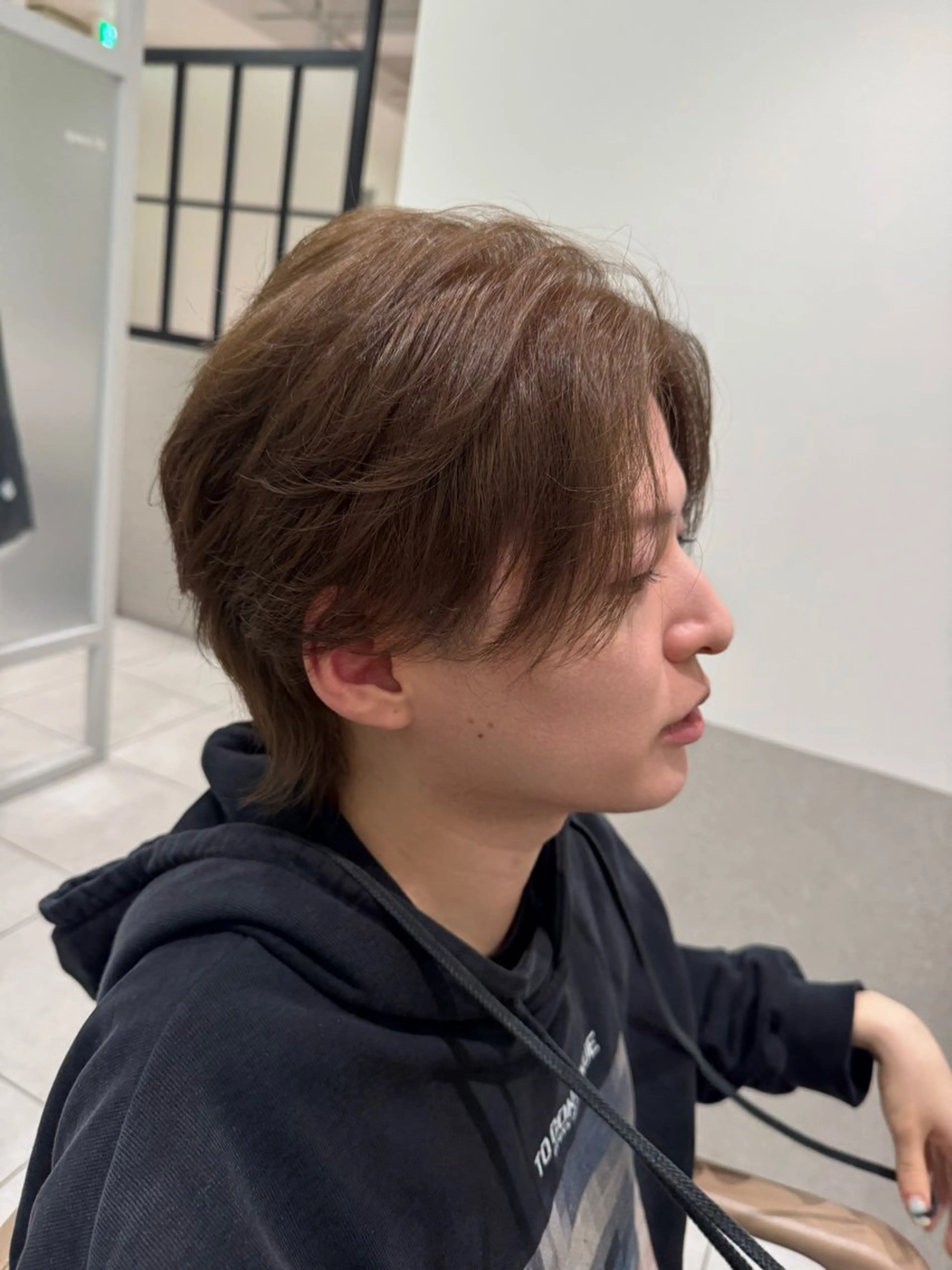 ミディアム メンズ メンズウルフカット ウルフカット カット ヘアセット SiV(ｼﾋﾞ)✂︎ メンズ専門💈のヘアスタイル