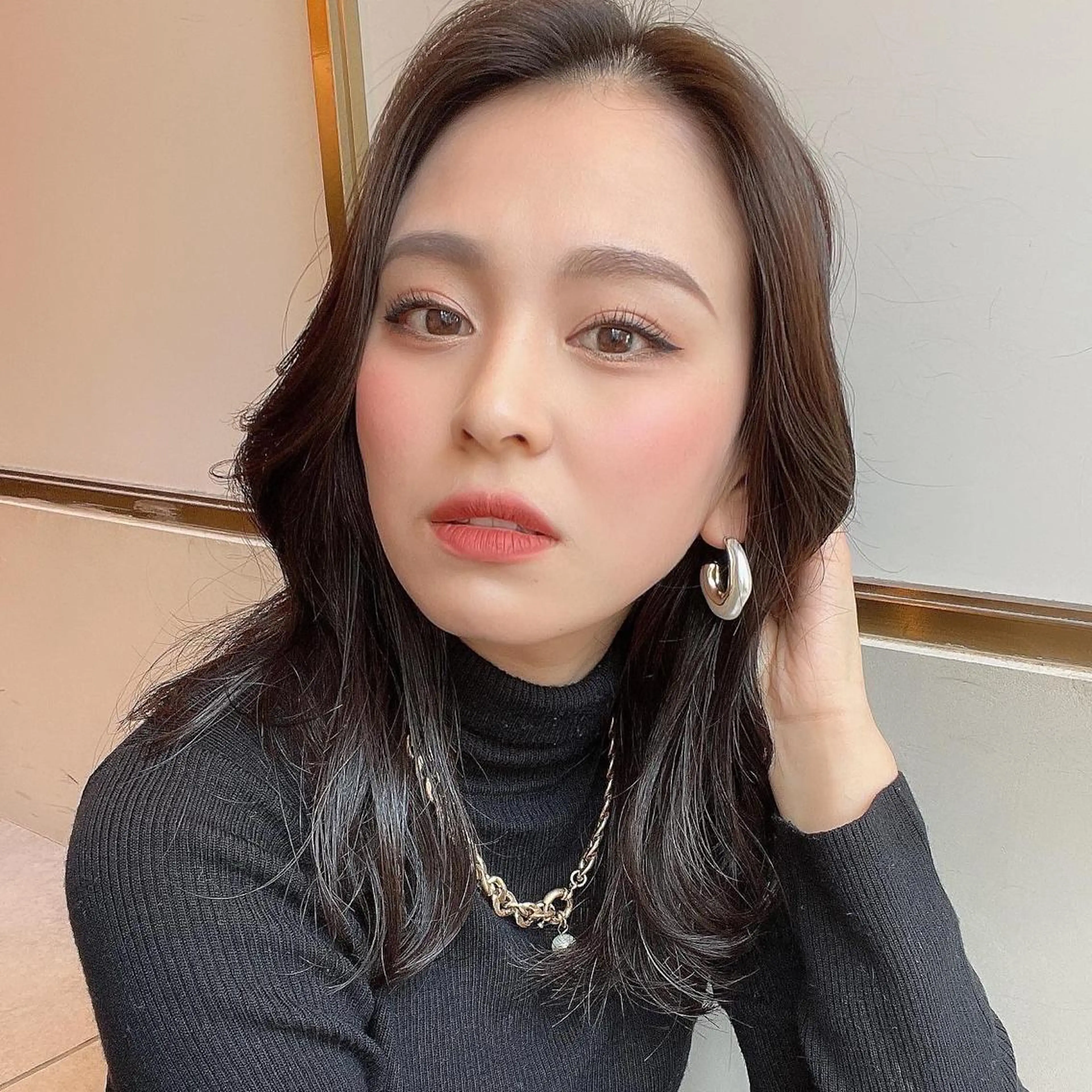 ミディアム くびれヘア 顔周りカット 髪質改善 韓国風ヘア レイヤーカット noe tton  【ノエ トトン】所属・だいや/メンズパーマ メンズカット/名古屋のヘアスタイル