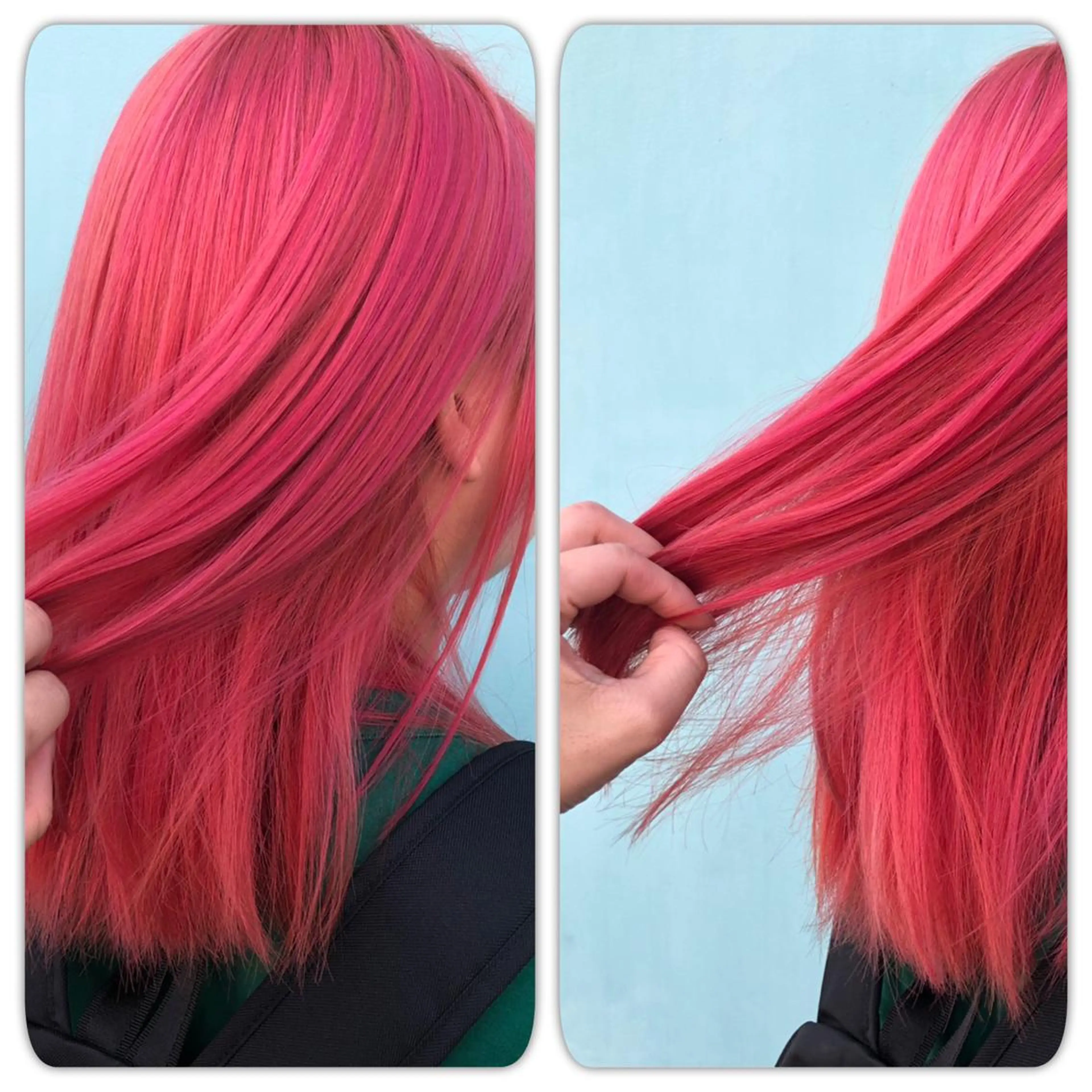 ミディアム カラー ダブルカラー Jill franc ＿ ayanoのヘアスタイル