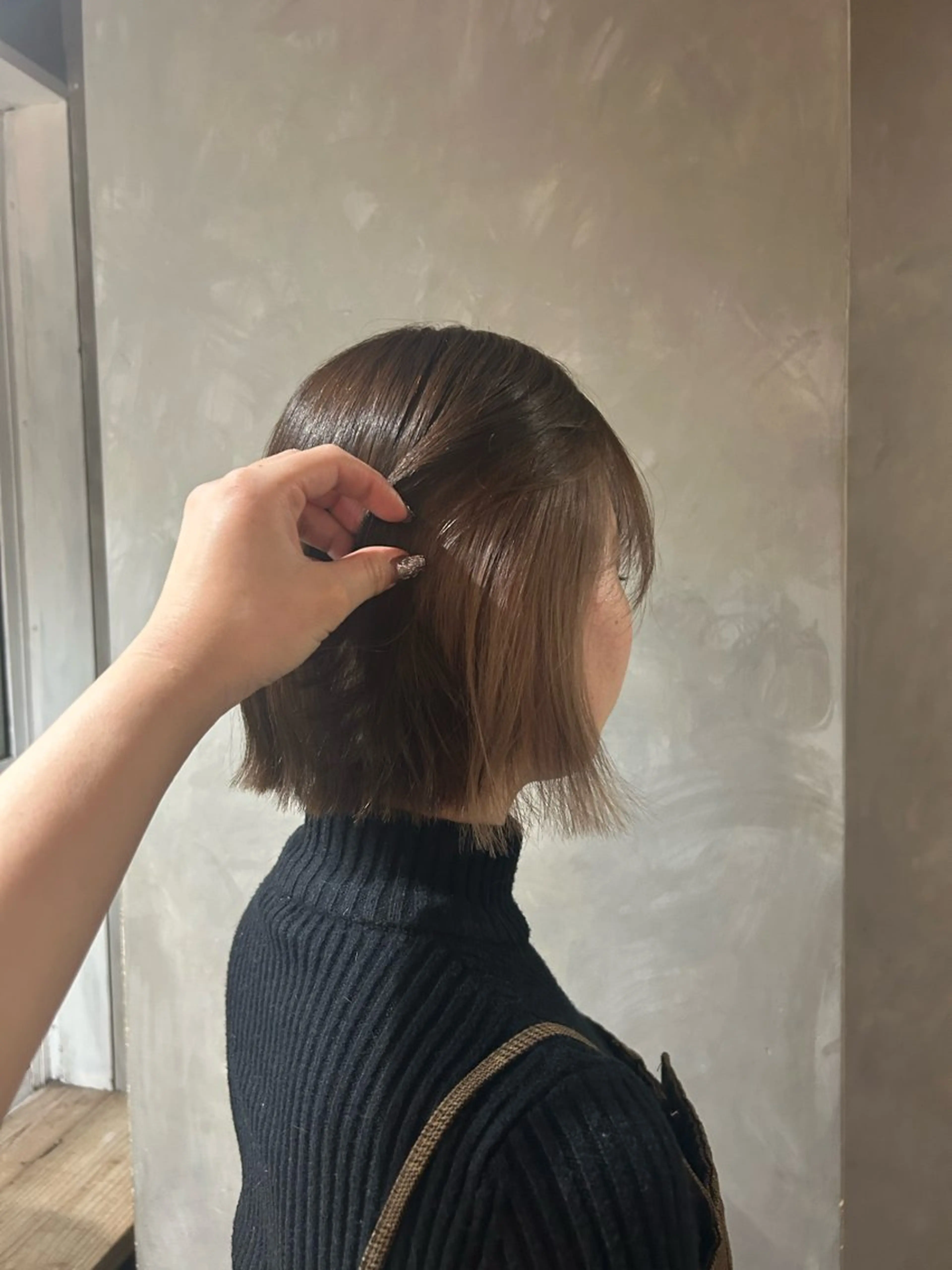 ミディアム ヘアカラー 福村 彩夏のヘアスタイル
