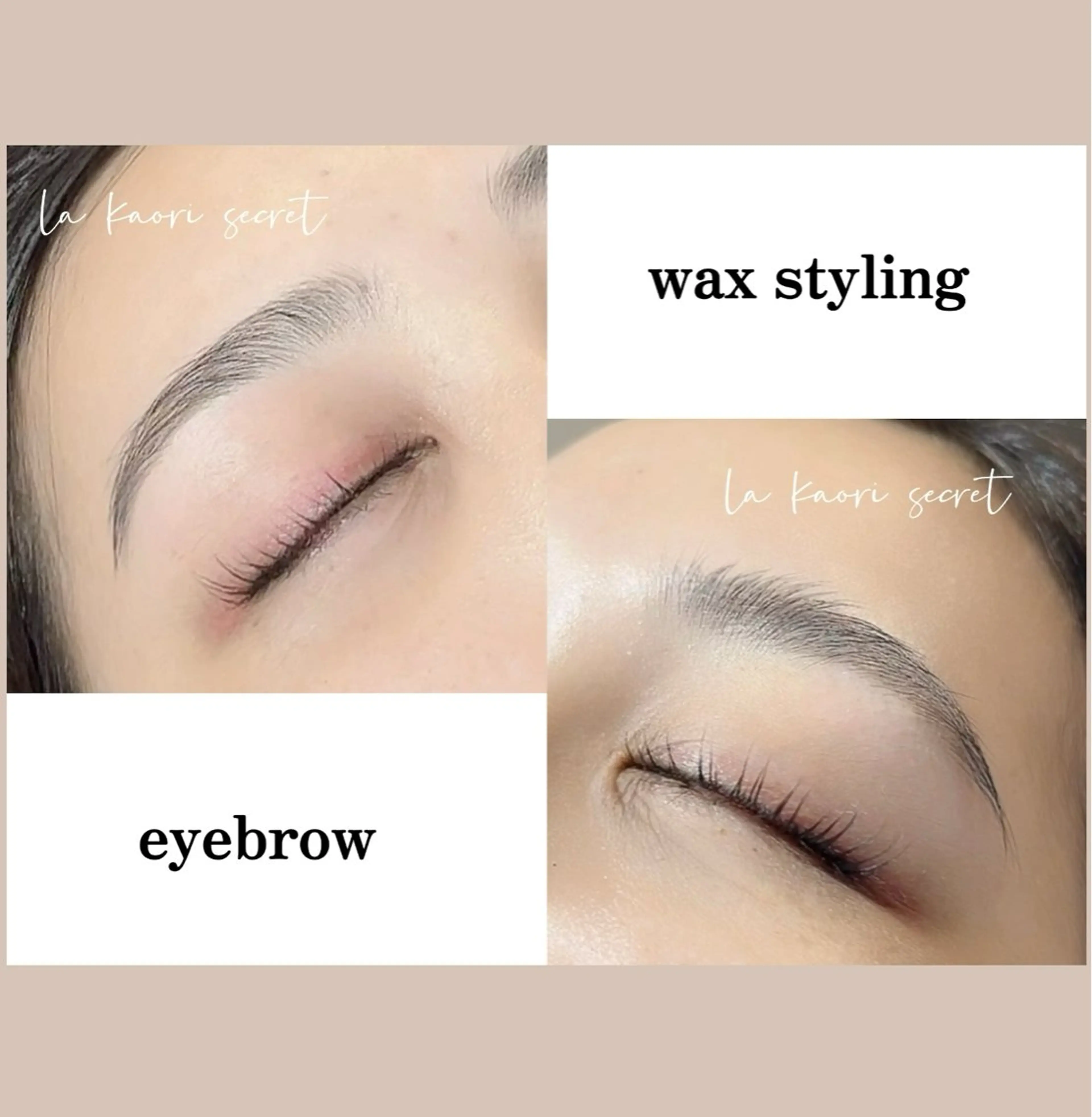 🤍初回アイブロウWAXスタイリング🤍アイブロウシャンプー&トリートメント付き!アイブロウメイクも詳しくお伝えします✨の写真