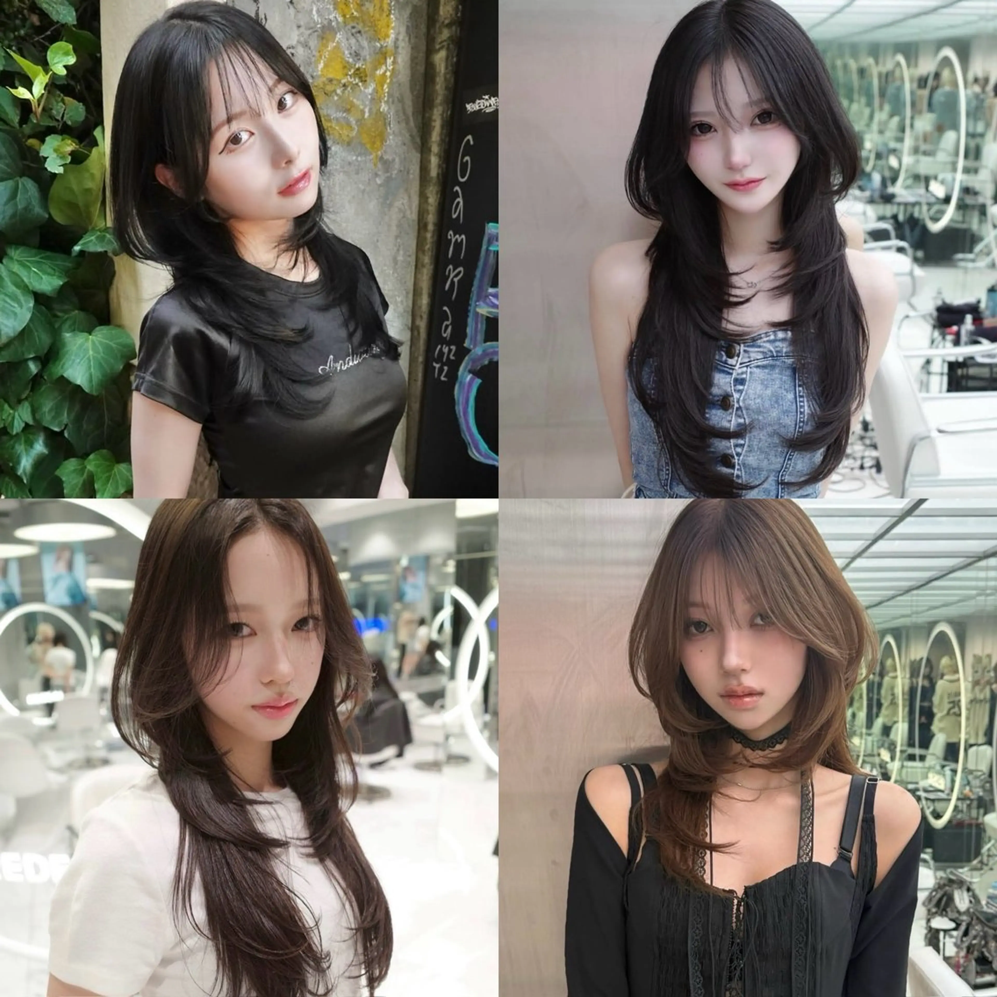 ロング カラー くびれヘア 顔周りカット ハイレイヤー 韓国風ヘア レイヤーカット カット ヘアカラー トリートメント Nao/ 大宮/レイヤーカットのヘアスタイル