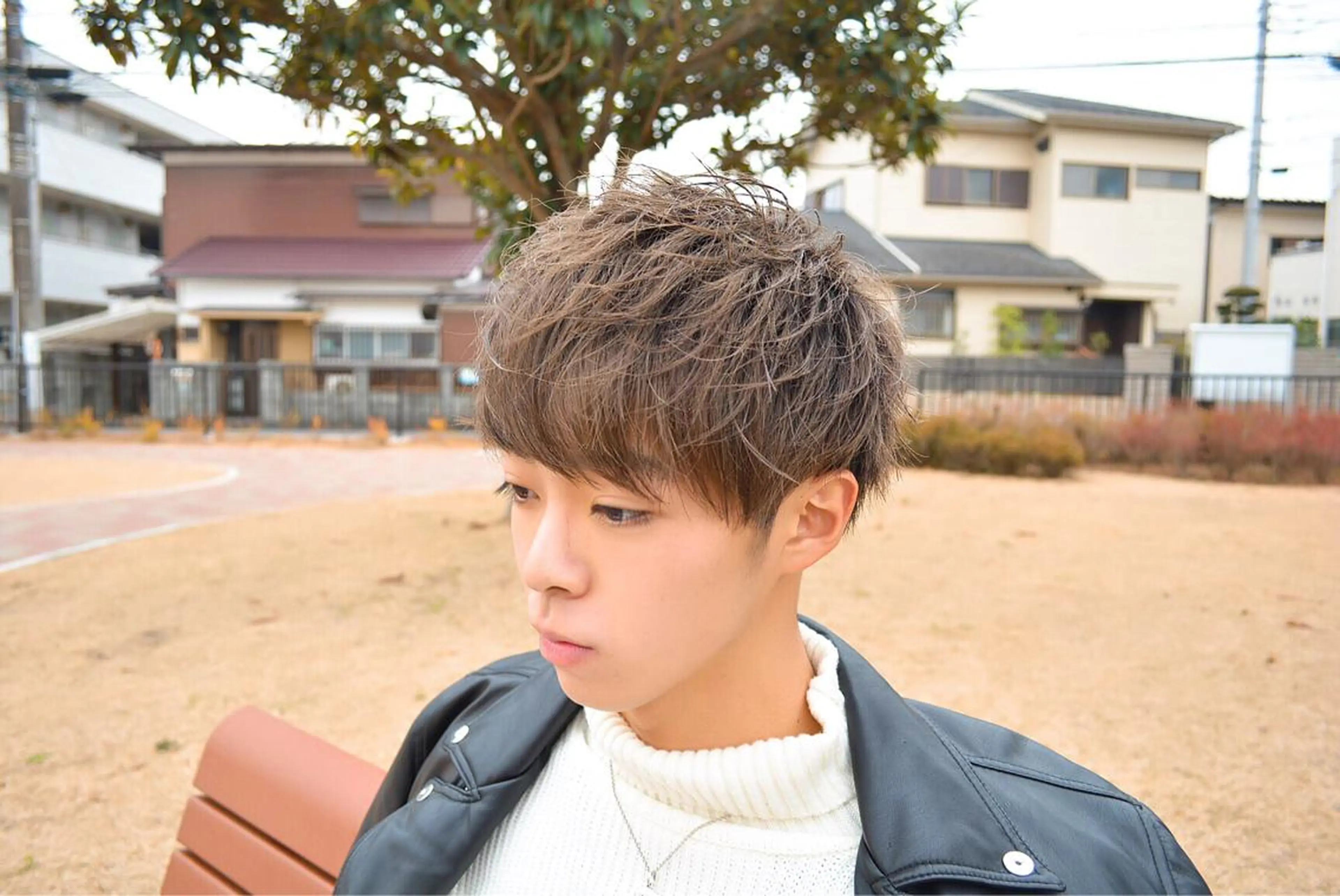 ショート カラー メンズ メンズブリーチ メンズハイトーン ブリーチ ケアブリーチ ハイトーンカラー ⚠️激安ブリーチで 後悔してる方へ⚠️のヘアスタイル