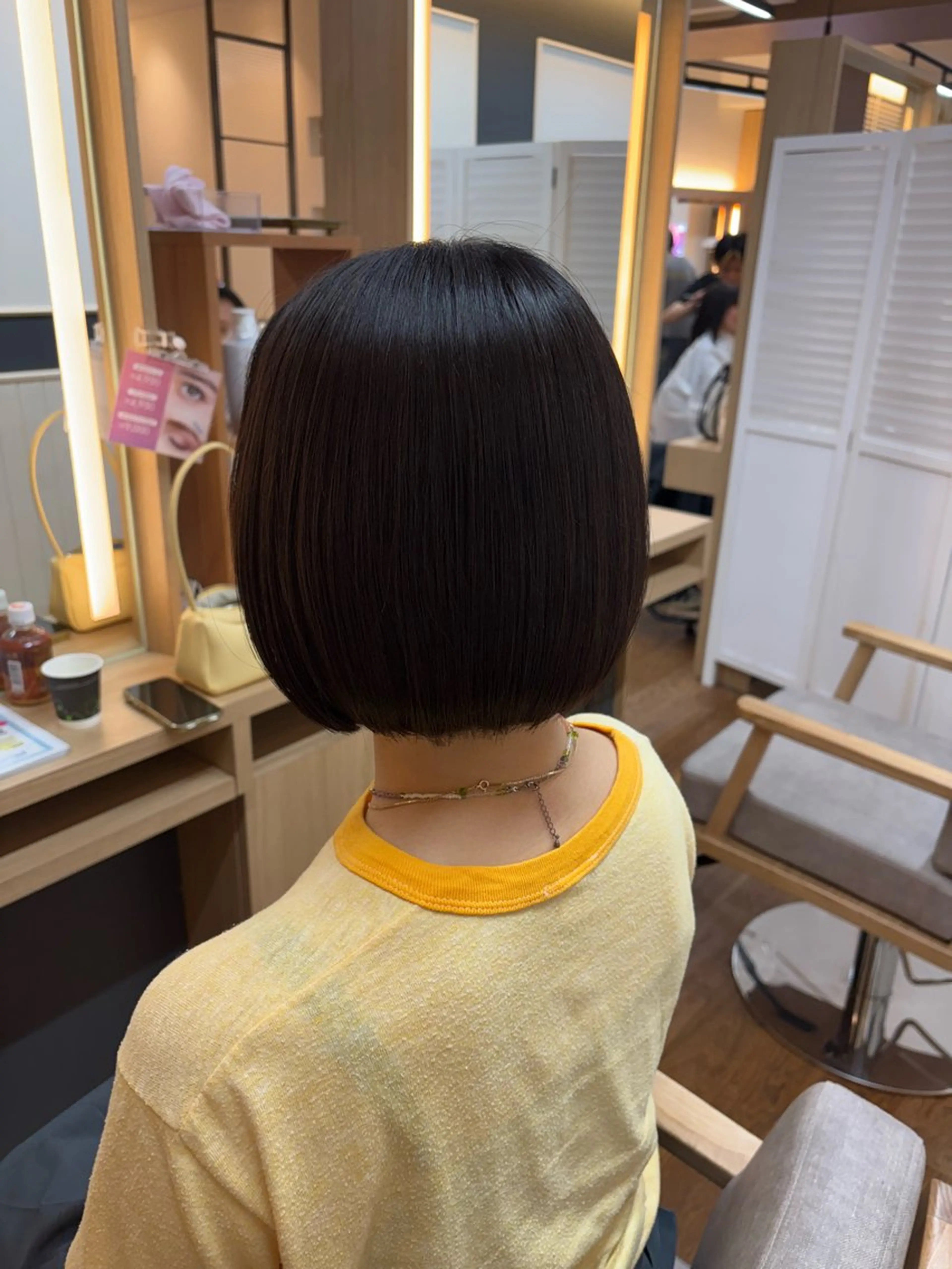 ショート ボブ 髪質改善 縮毛矯正 韓国ヘア sasugaのヘアスタイル