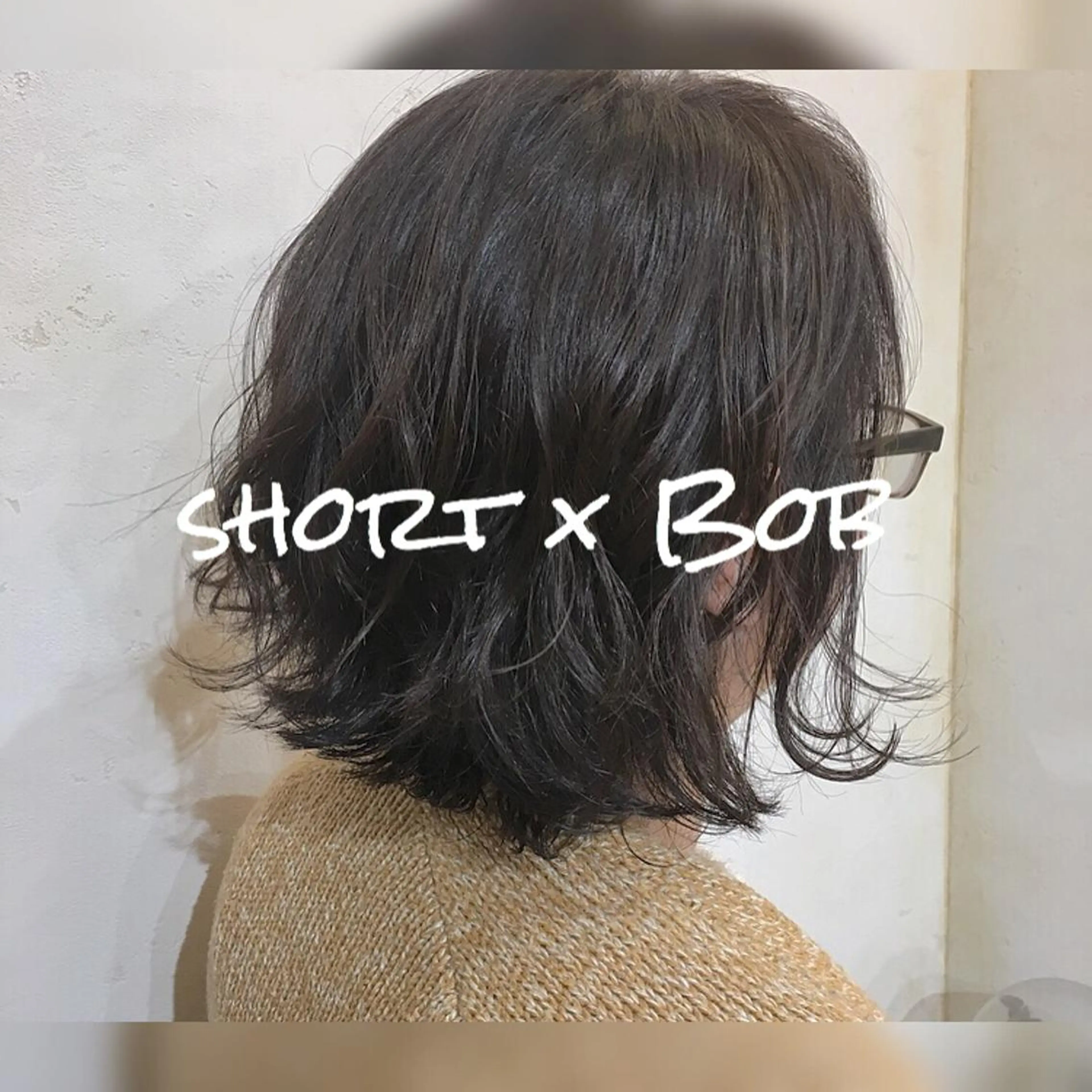 ミディアム カラー ショートボブ ボブ くせ毛 外ハネヘア 【浜松・豊橋】 ニシモトのヘアスタイル