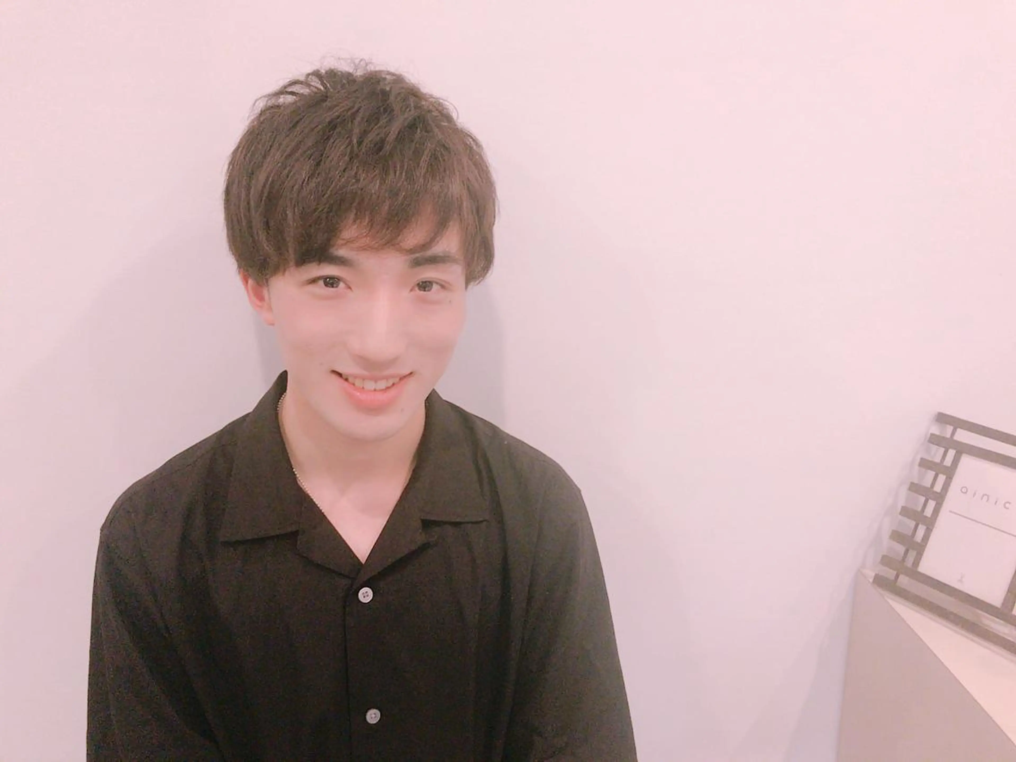 ショート カラー パーマ メンズ カット ヘアカラー ちこ .のヘアスタイル