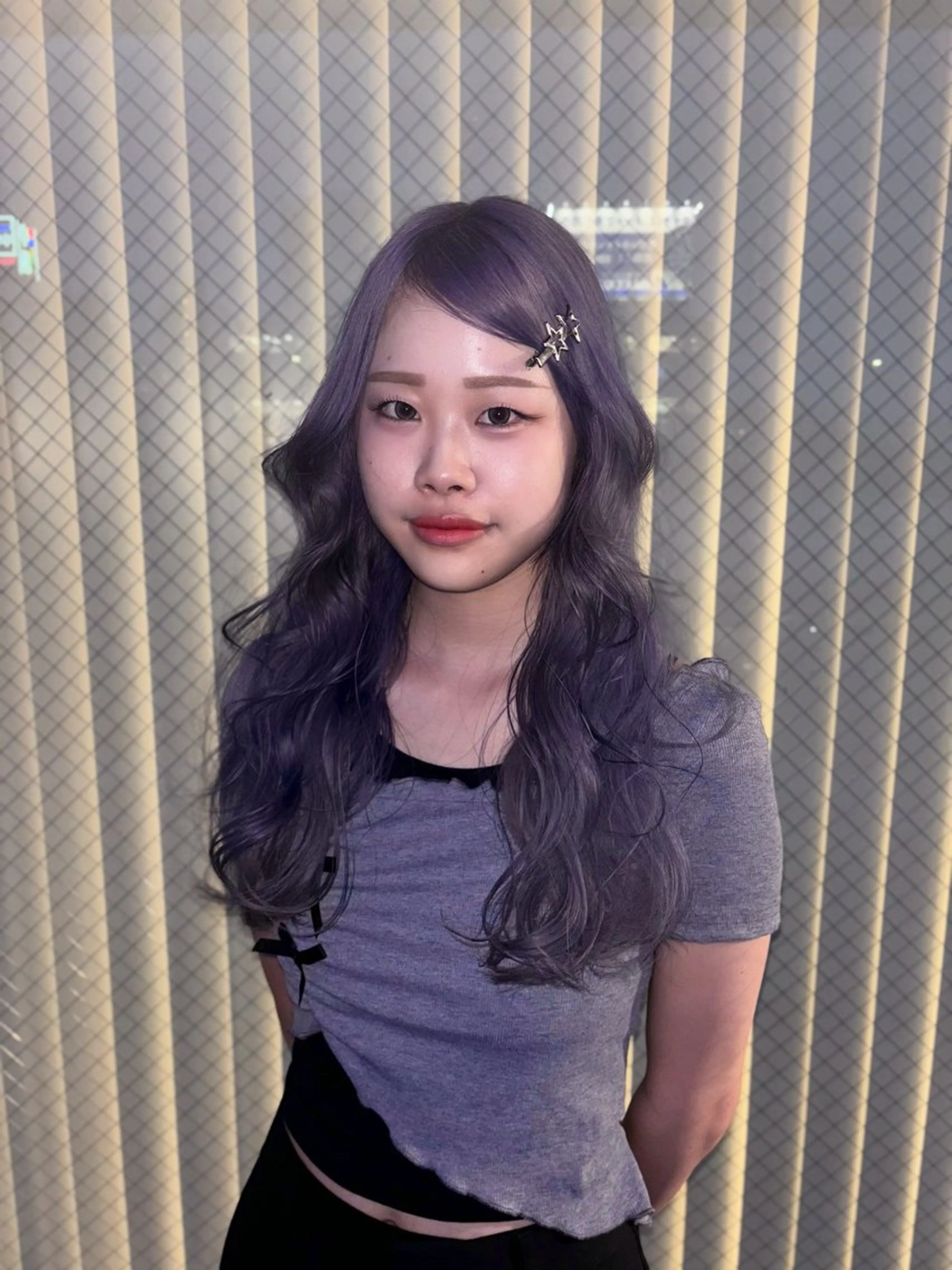 ロング カラー 💫miyu💫デザ インカラー/アレンジのヘアスタイル