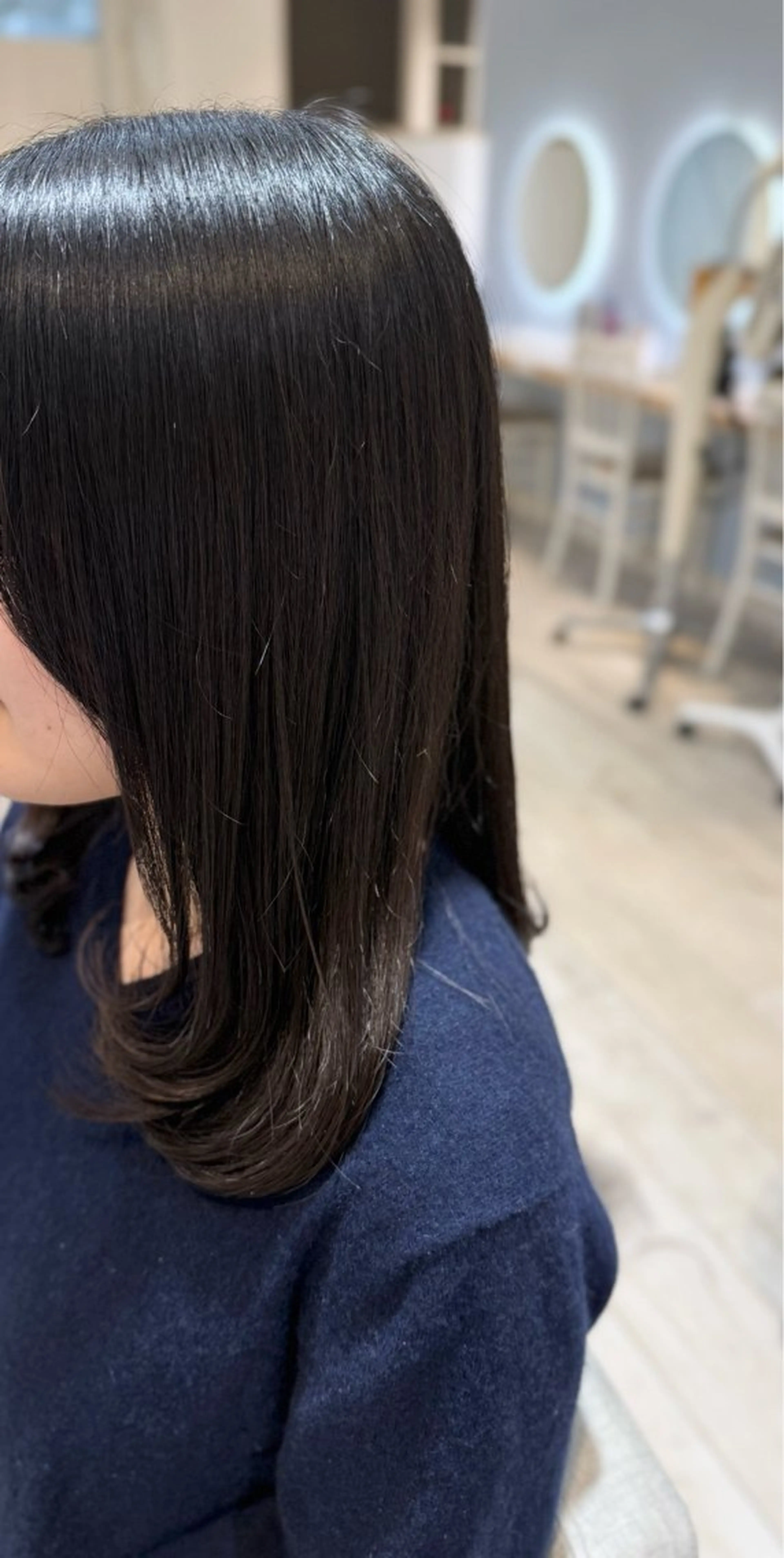 ミディアム ミディアムレイヤー レイヤーカット パーマモデル 募集中🎀渡邉のヘアスタイル