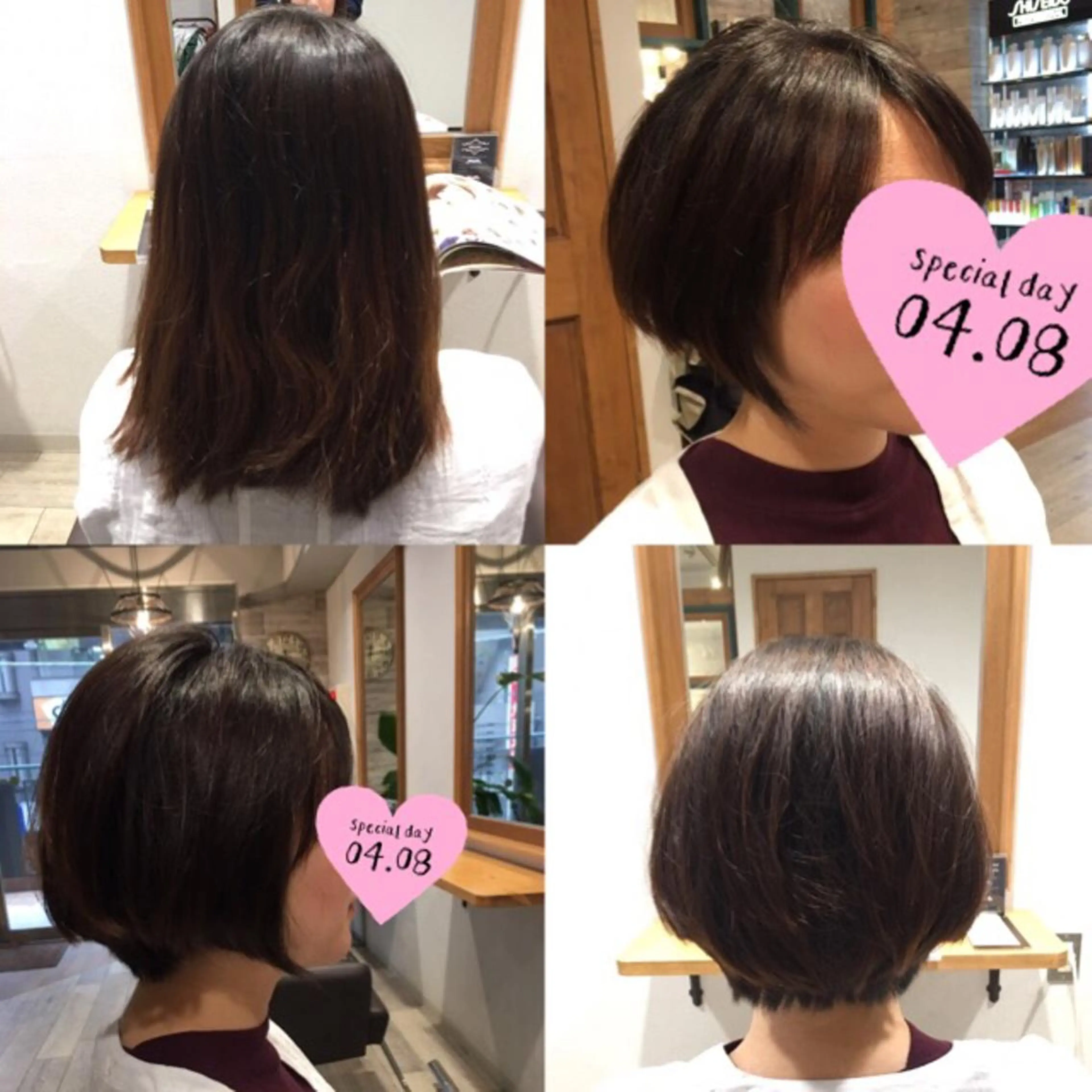 ショート レイヤーカット 小顔カット TELA HAIR 幕張本郷店　千尋のヘアスタイル