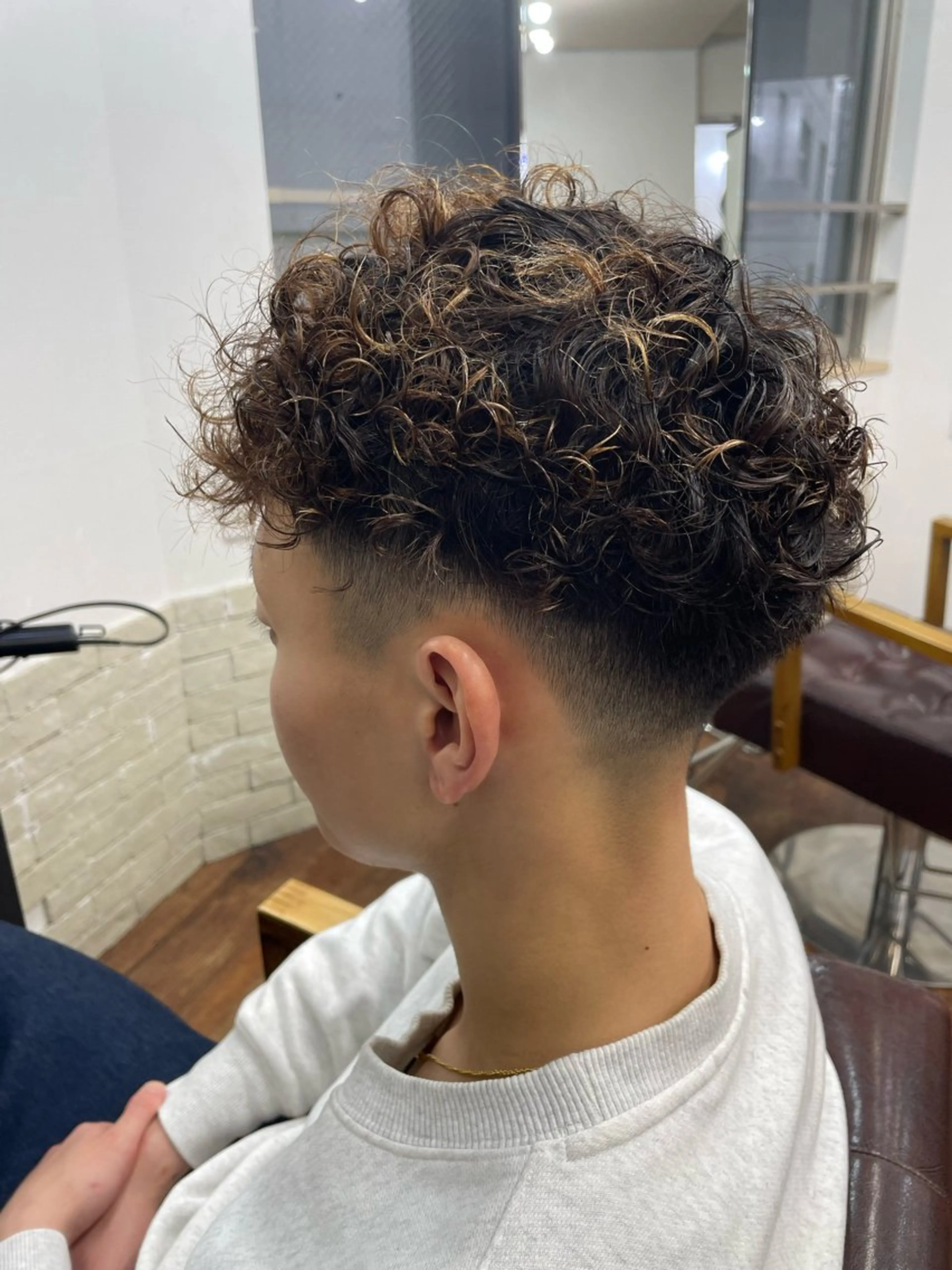 パーマ メンズ スペインカール RITSUKI横浜 メンズ特化😎のヘアスタイル