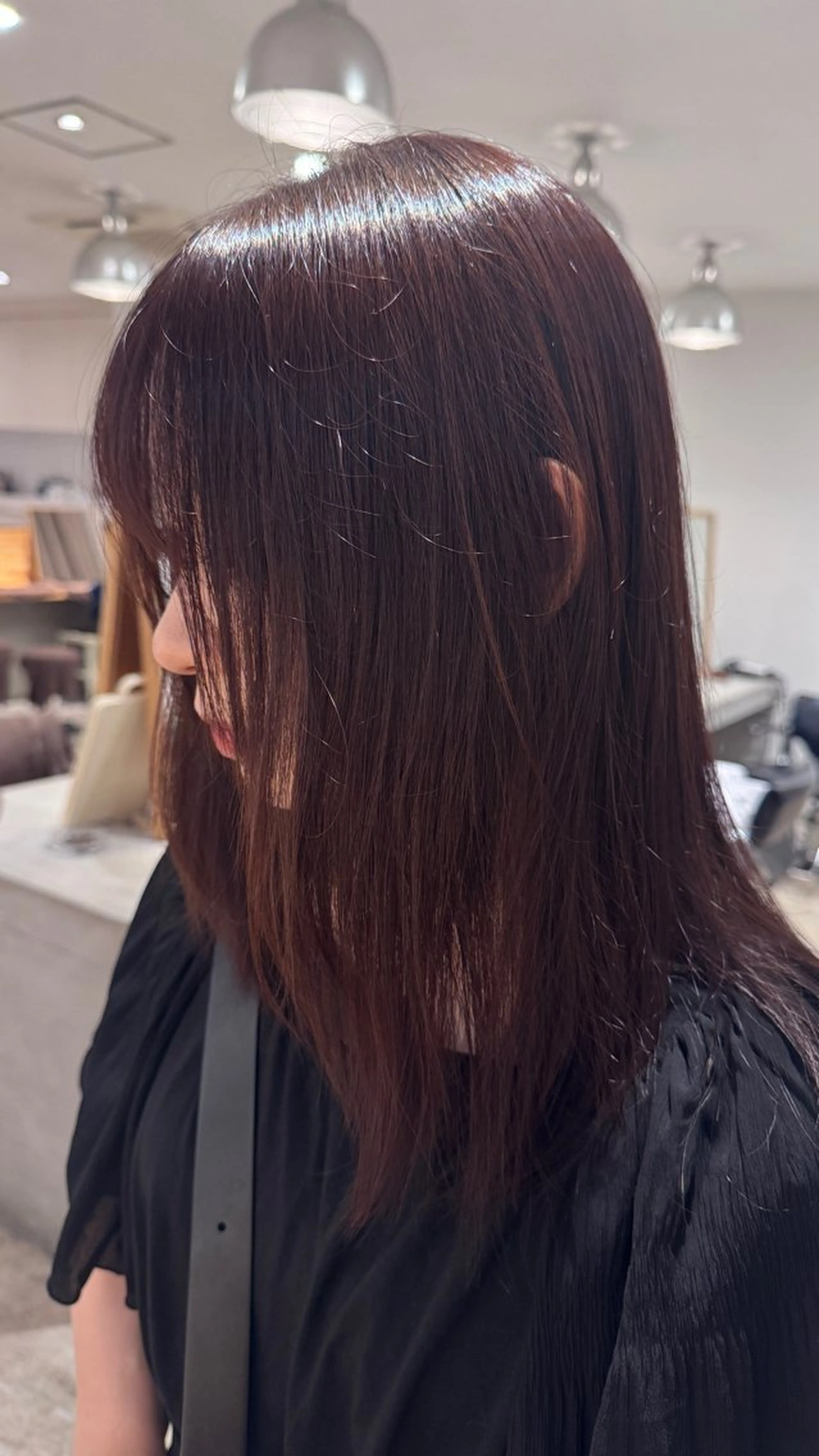 ミディアム カラー NAVY miyoshiのヘアスタイル