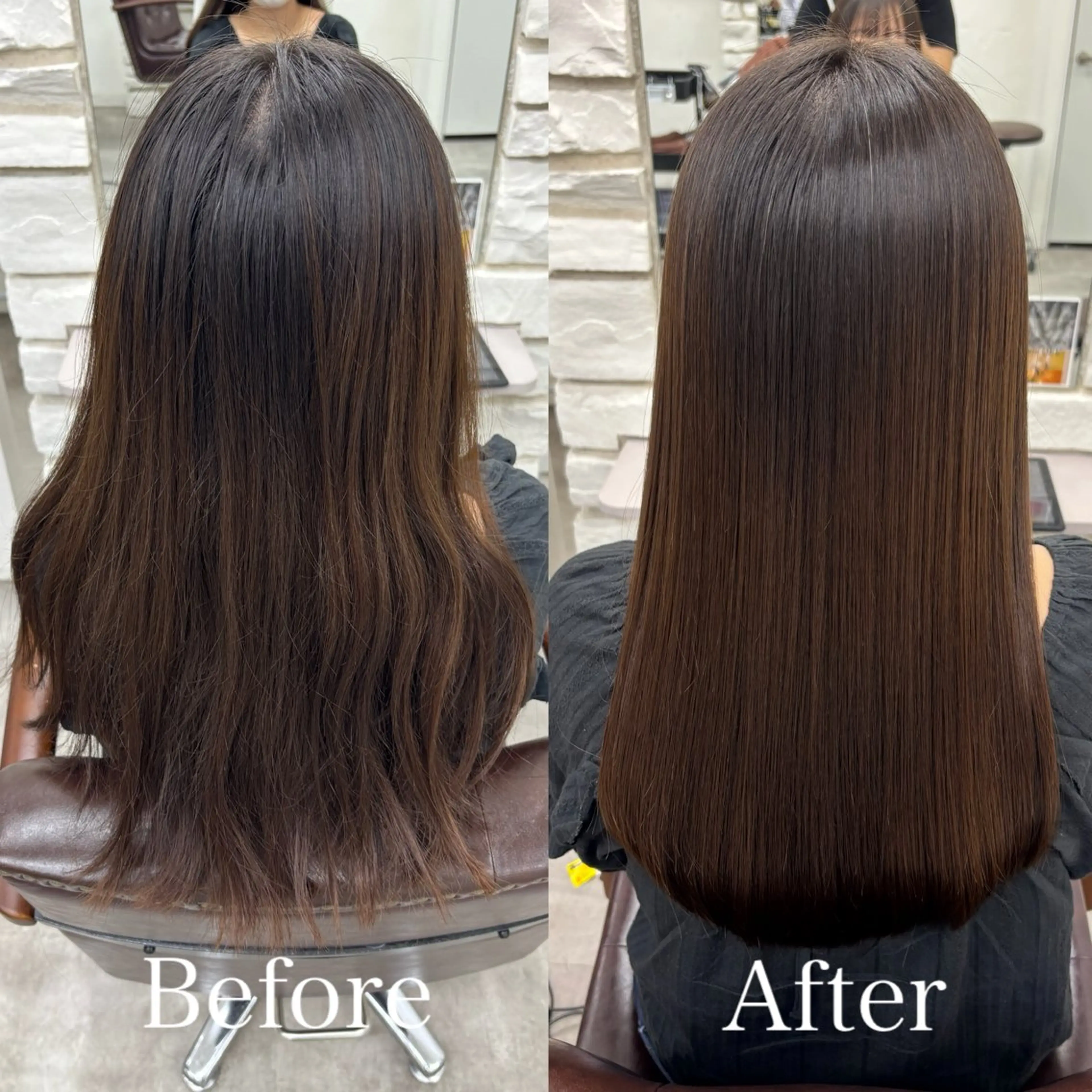 ロング カット 縮毛矯正 I see所属・I see/天王寺/ 髪質改善/本田 唯のヘアスタイル