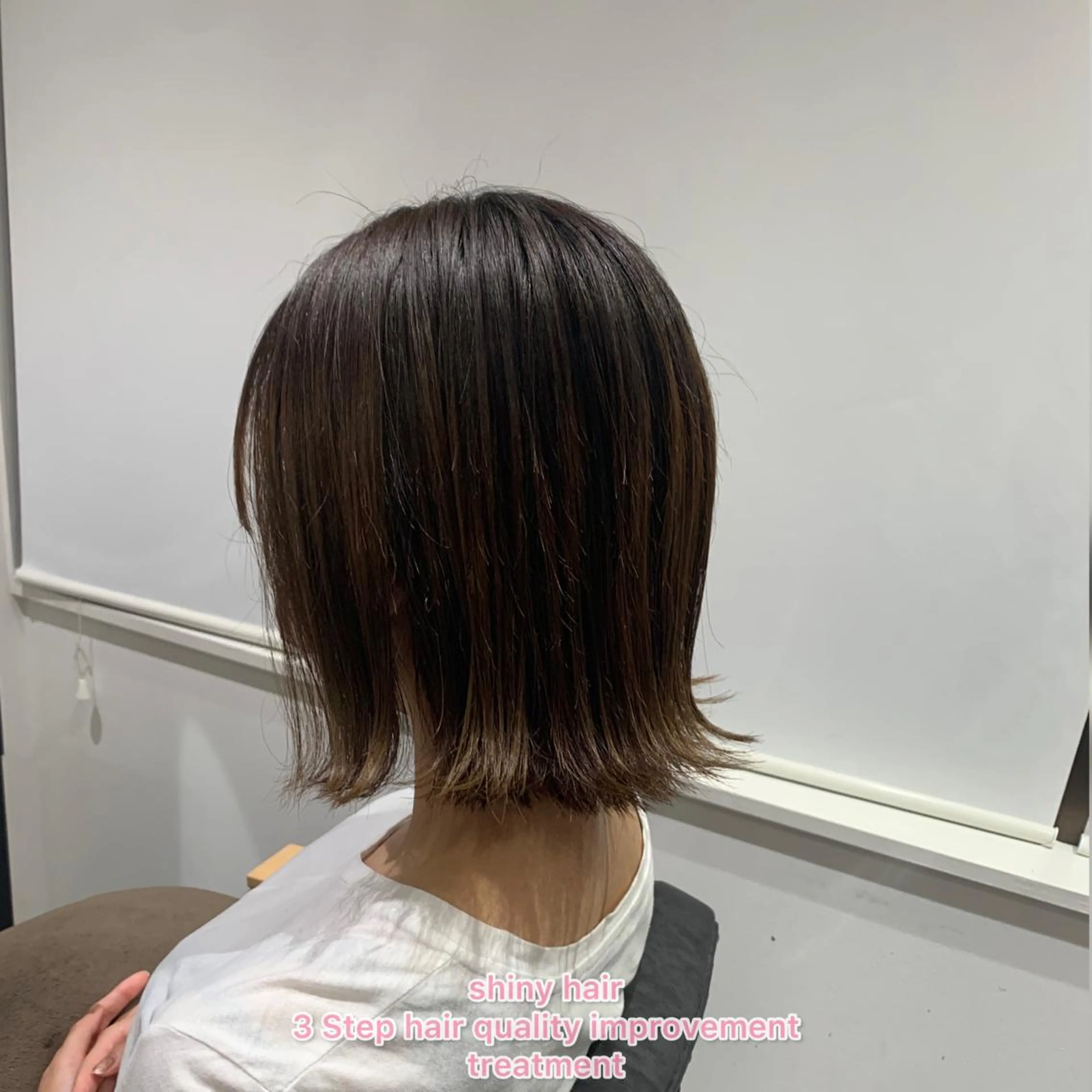 ミディアム ボブ 外ハネヘア 艶髪レイヤー上田 紗也🇰🇷💗のヘアスタイル