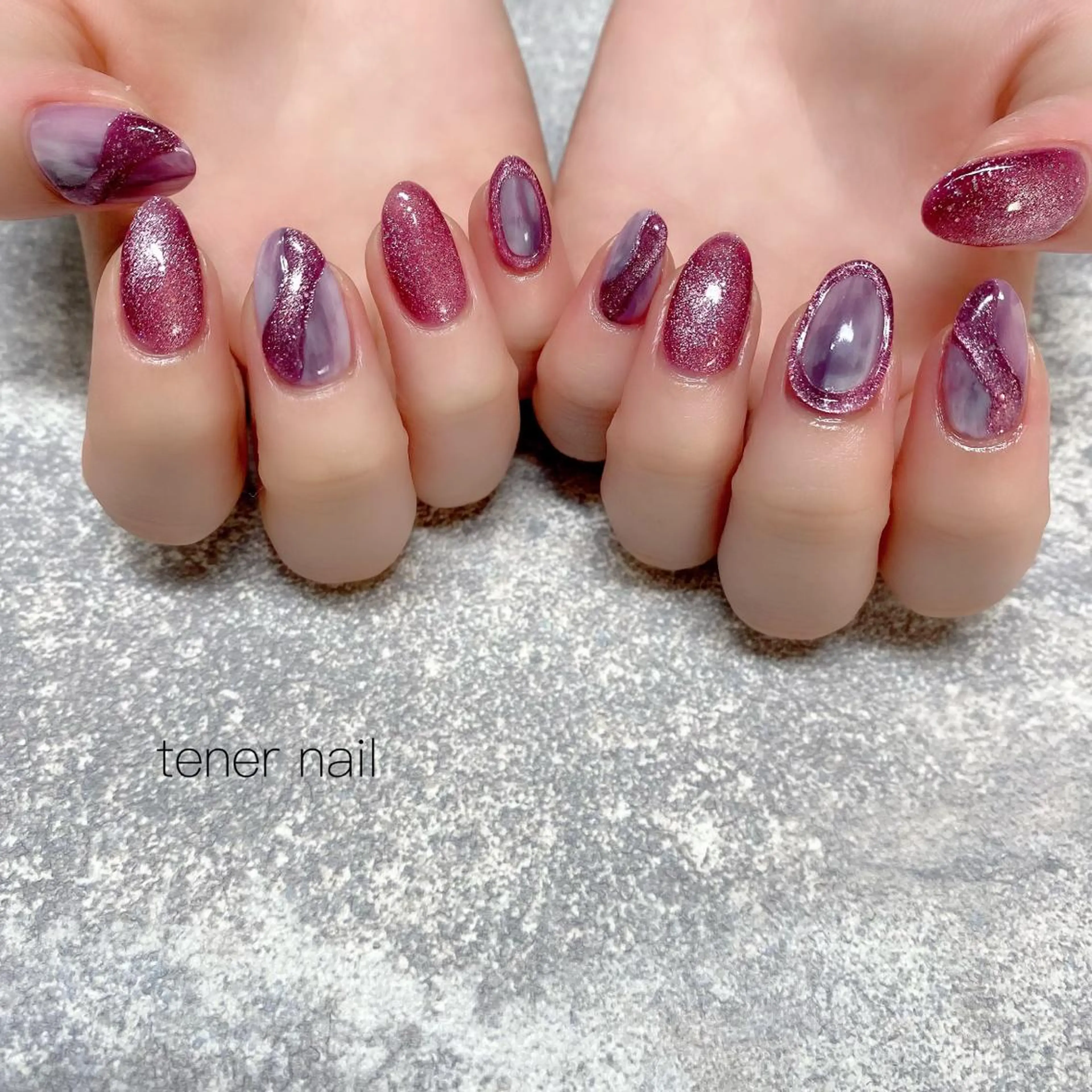 ネイル マグネットネイル テネルネイル tener nailのネイルデザイン