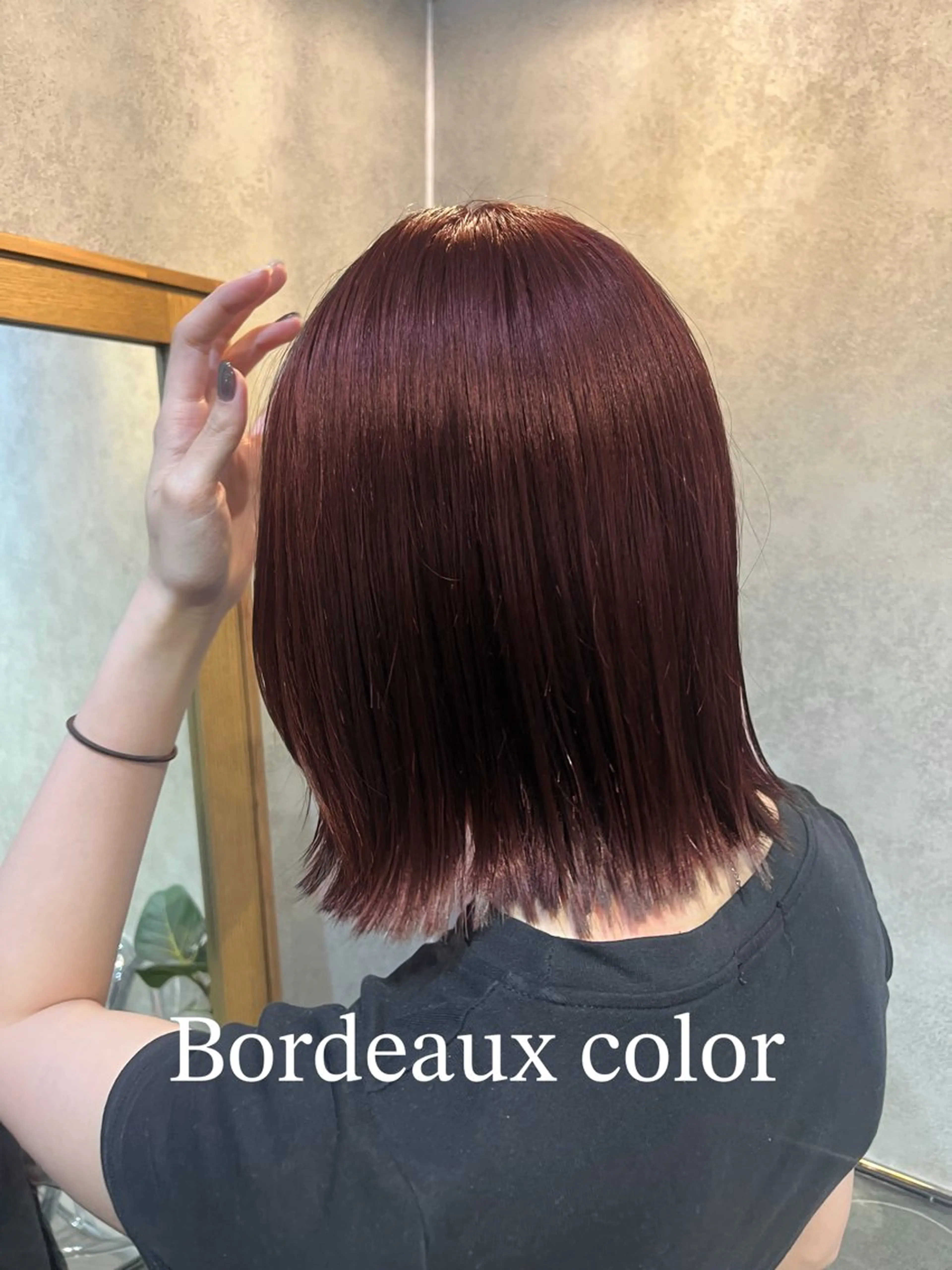 ショート カラー カット ヘアカラー トリートメント 暖色カラー/パラッと Bob/モエのヘアスタイル