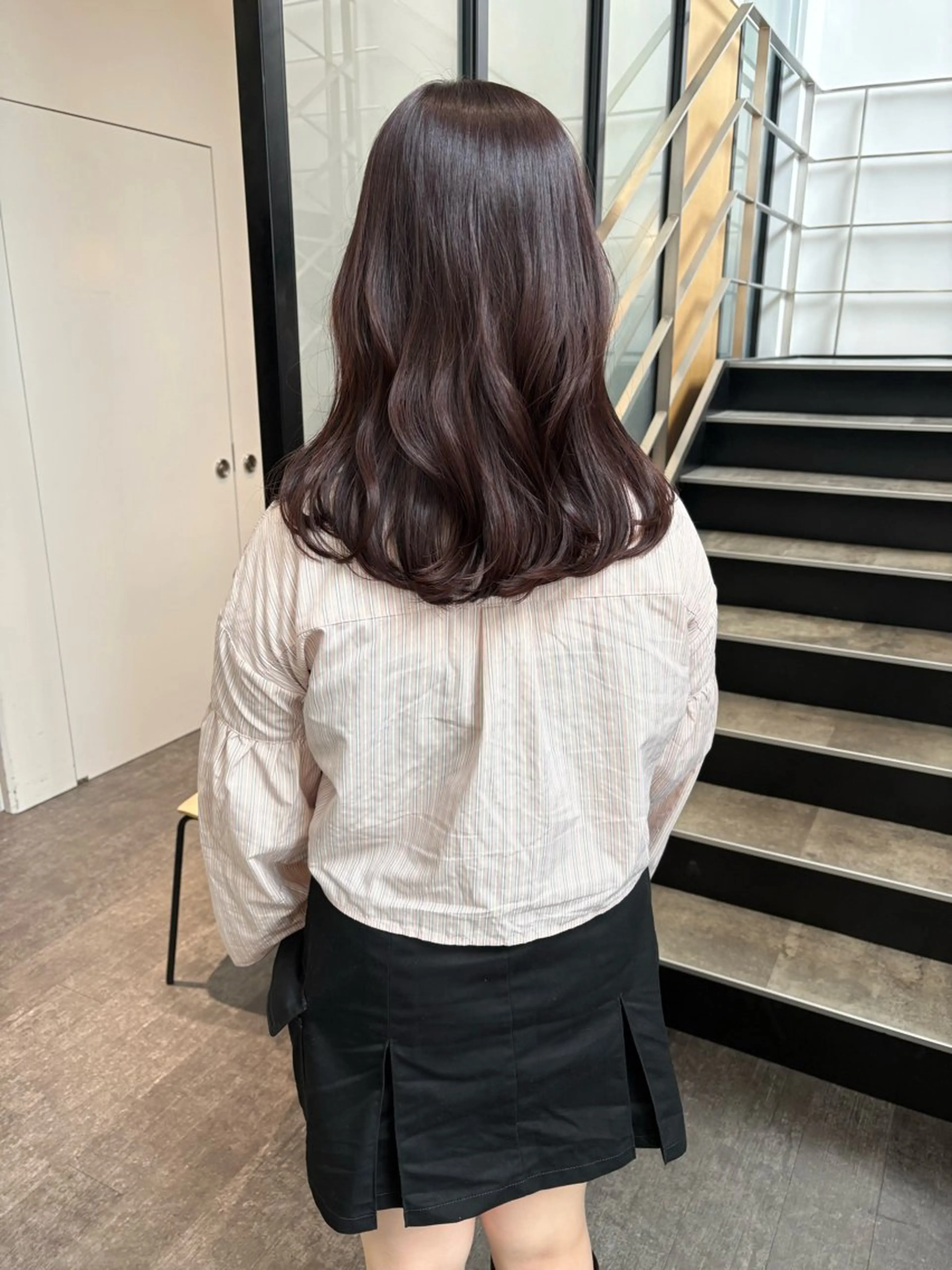 ミディアム カラー カット ヘアカラー mao | 柔らか艶カラー🫧のヘアスタイル