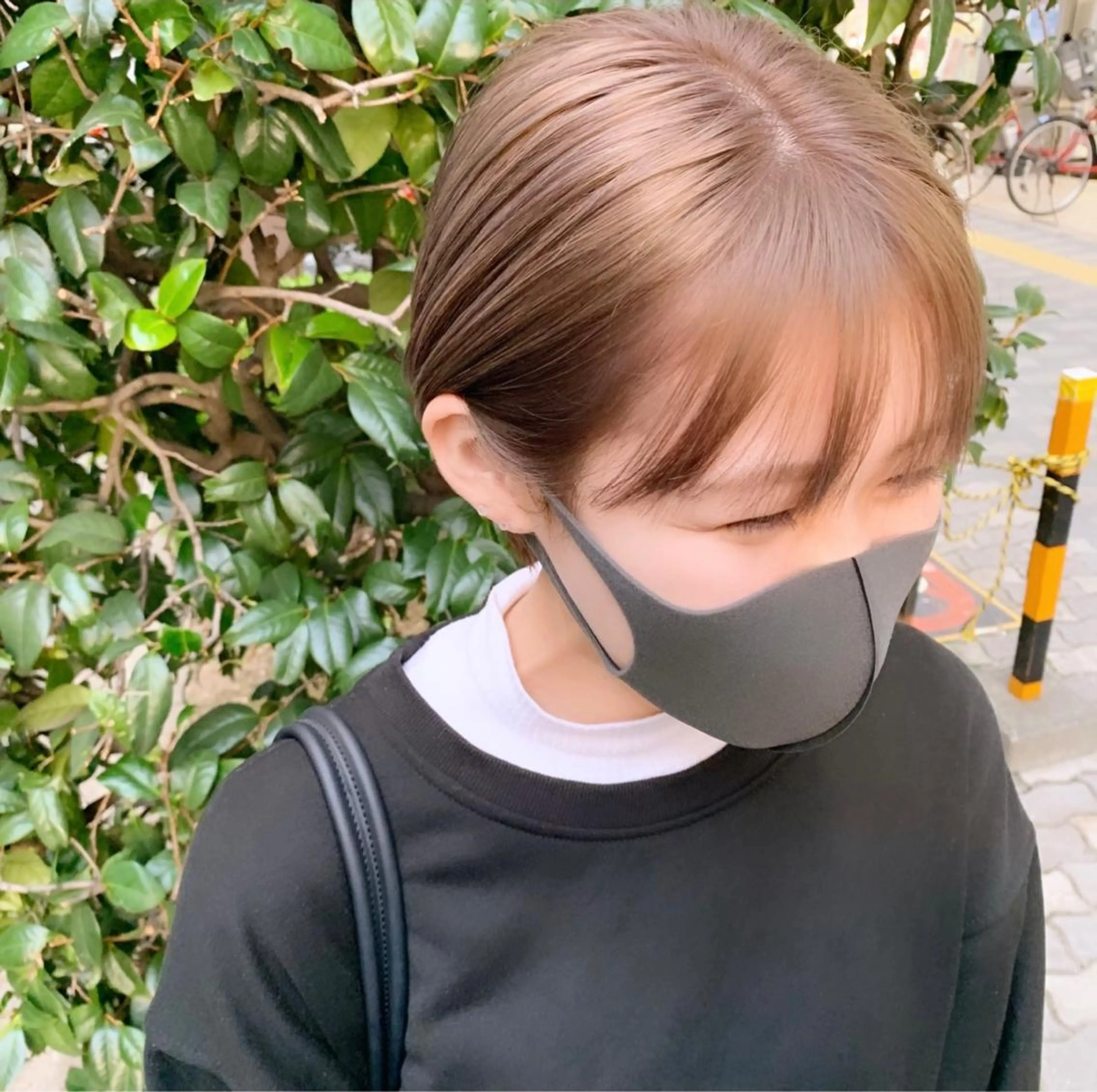 ショート カラー アディクシーカラー ベージュカラー ブリーチ ブロンド ケアブリーチ ワンホン/エクステ ケラチン/Kaitoのヘアスタイル