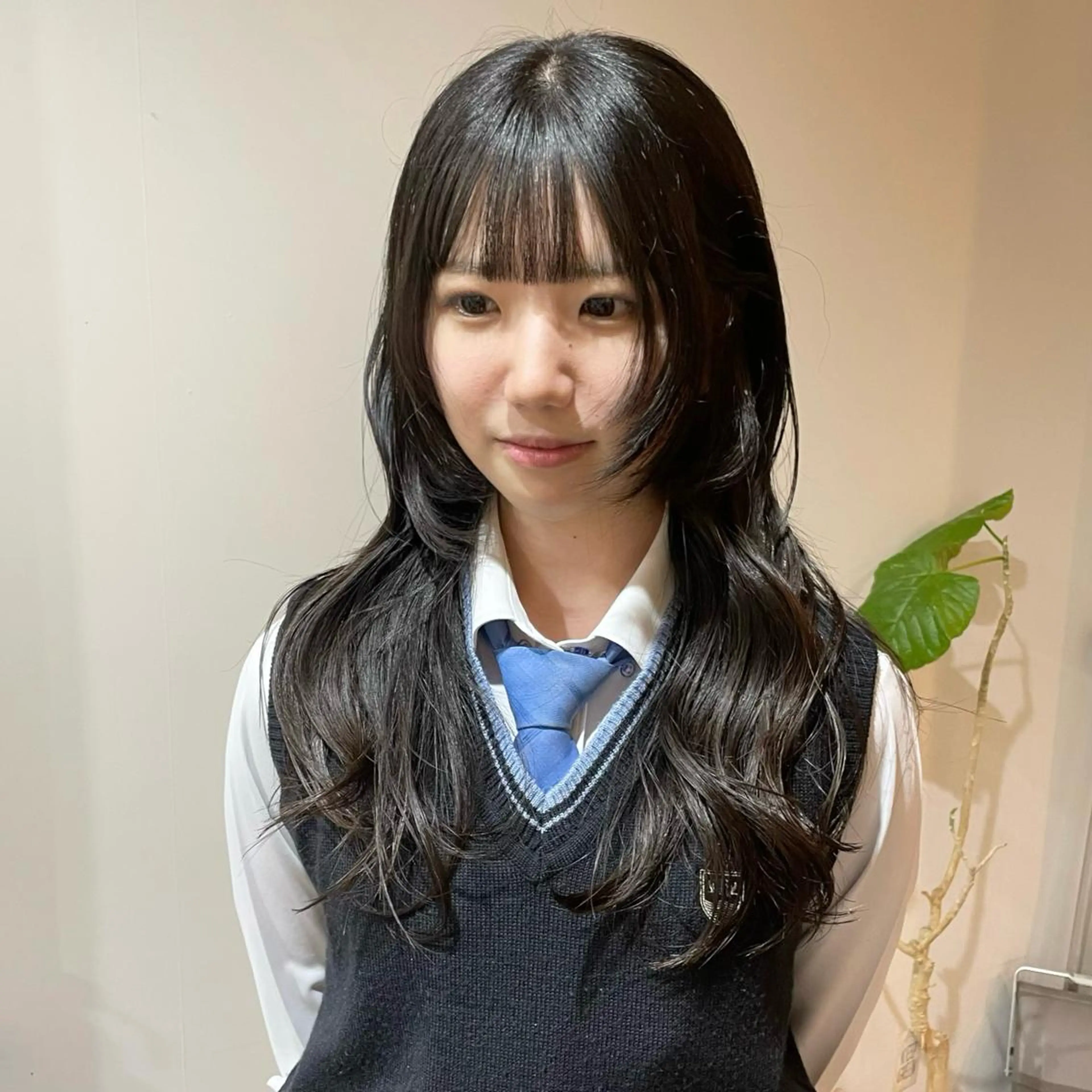 ロング カラー ヘアアレンジ ウルフカット ミズタ マイのヘアスタイル