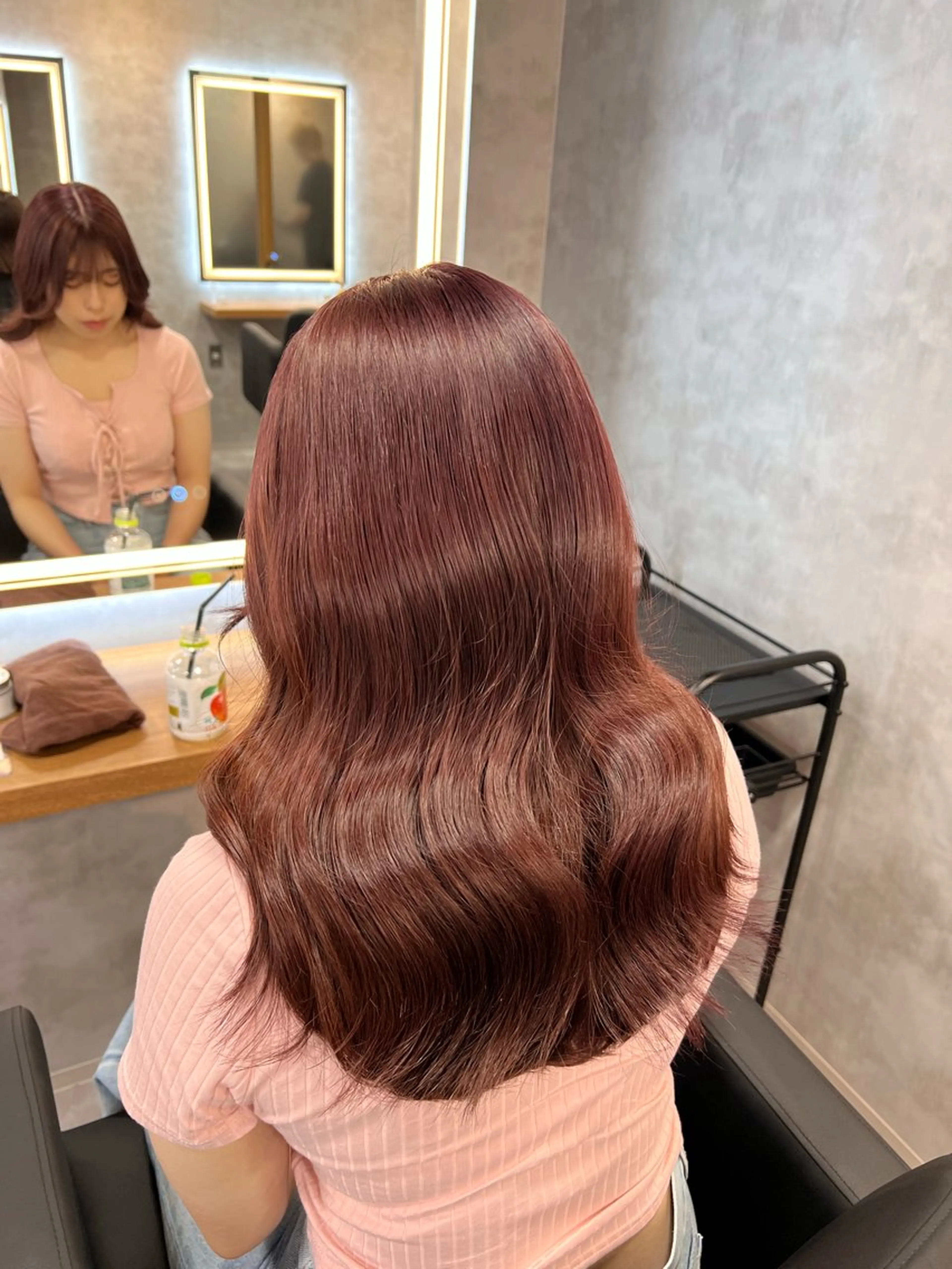 💖ブリーチなしピンクダブルカラー💖縮毛矯正してる方、ブリーチしたくない方におすすめ💖の写真