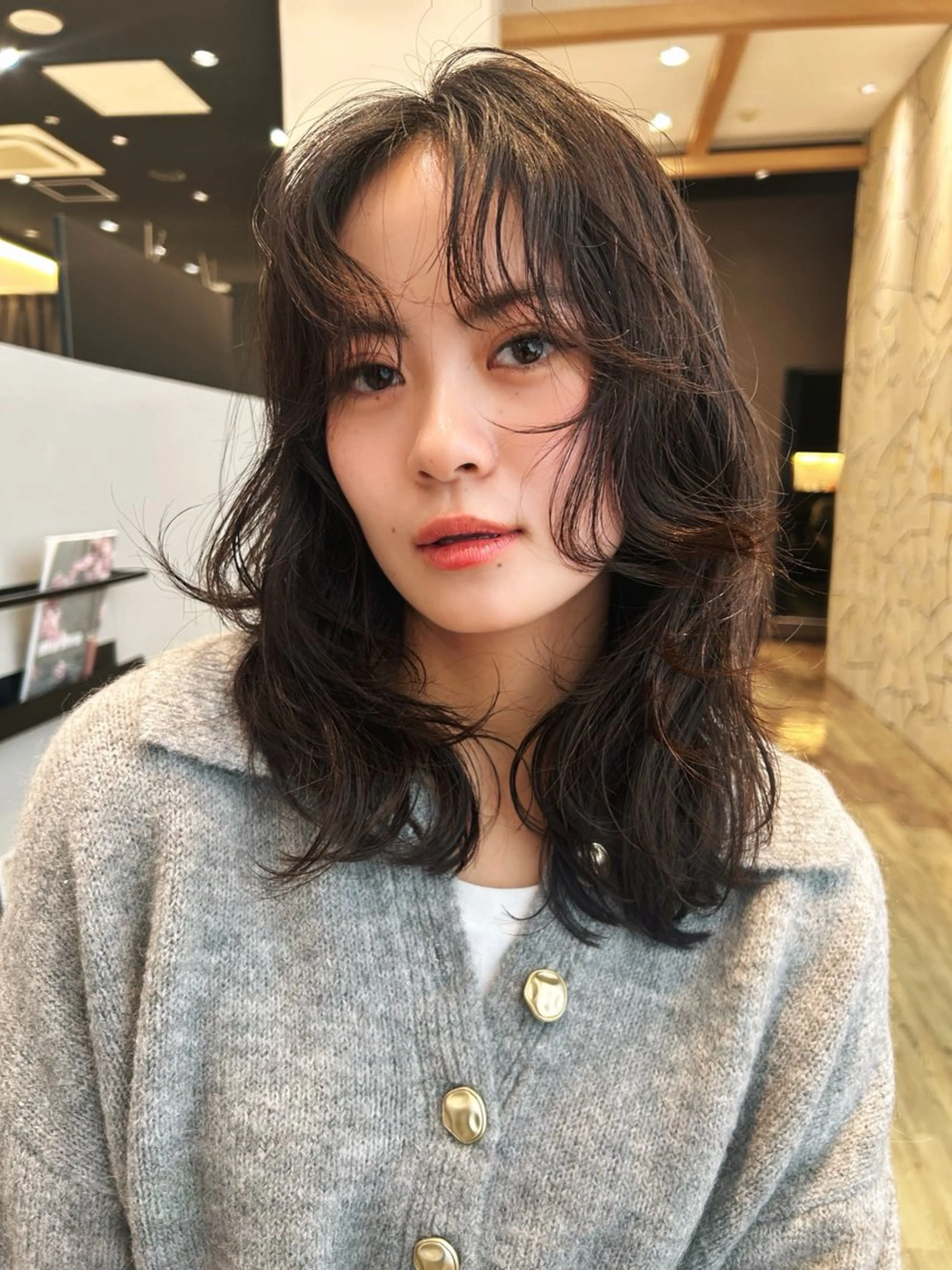 当日限定⭐️〈Ladies only〉うる艶one color🌸+似合わせcut✨Aujua2step TR付の写真