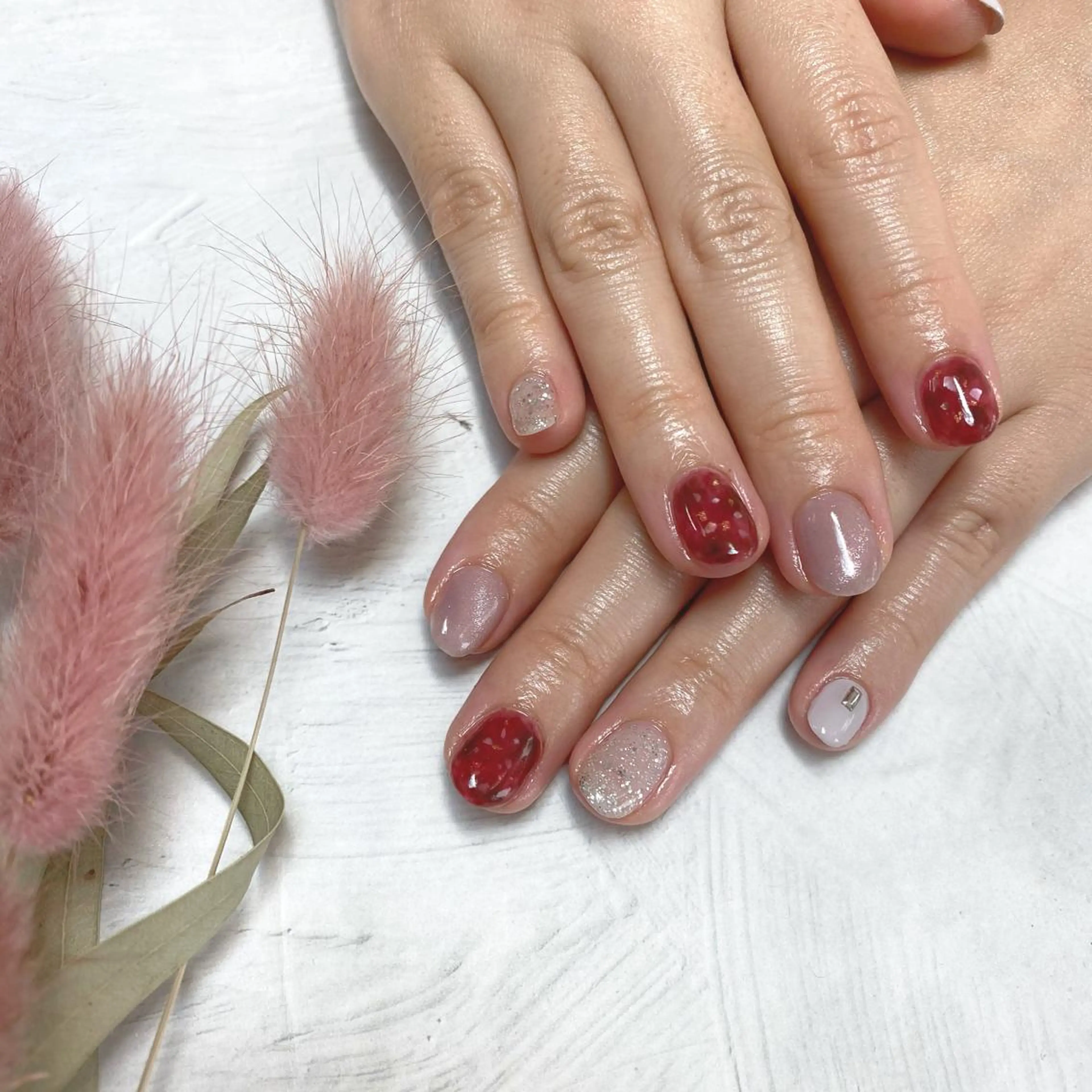 ネイル マグネットネイル プティリボン 武蔵小金井店のネイルデザイン