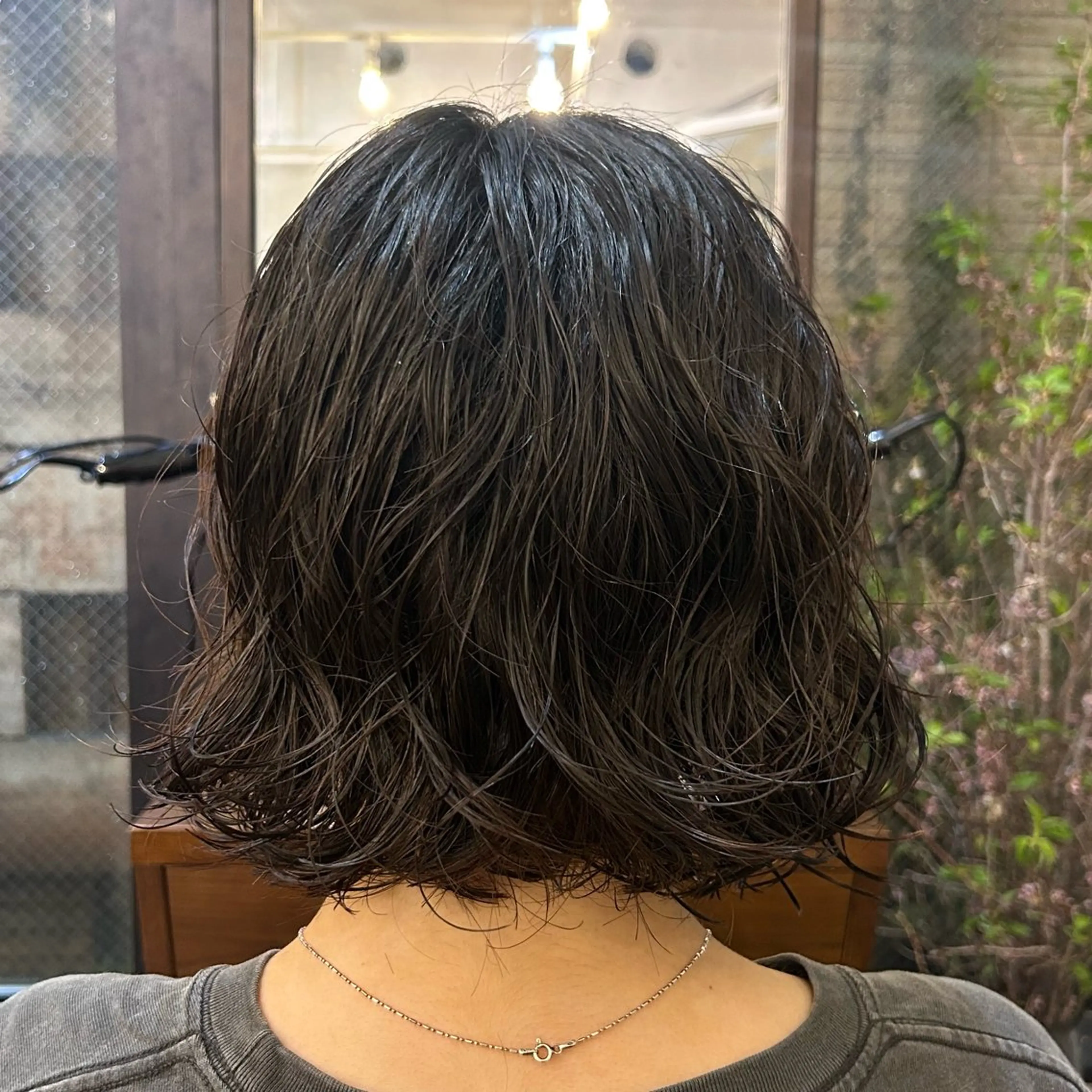 ミディアム パーマ ミディアムパーマ ボブ ニュアンスパーマ カット パーマ トリートメント 🌿ボブ パーマ高橋啓太🌿のヘアスタイル