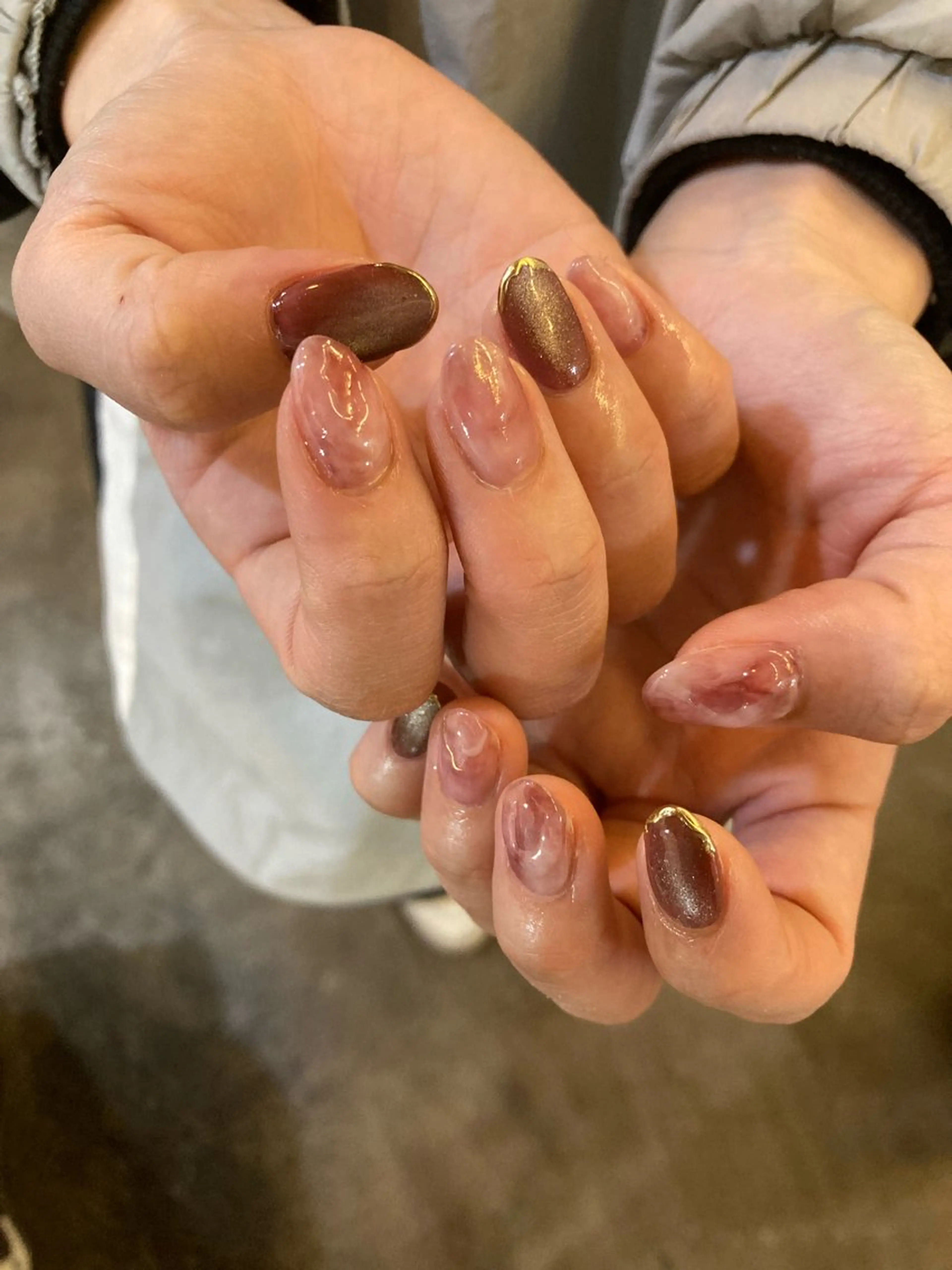 ネイル ニュアンスネイル ハンドネイル DEEP nail salonのネイルデザイン