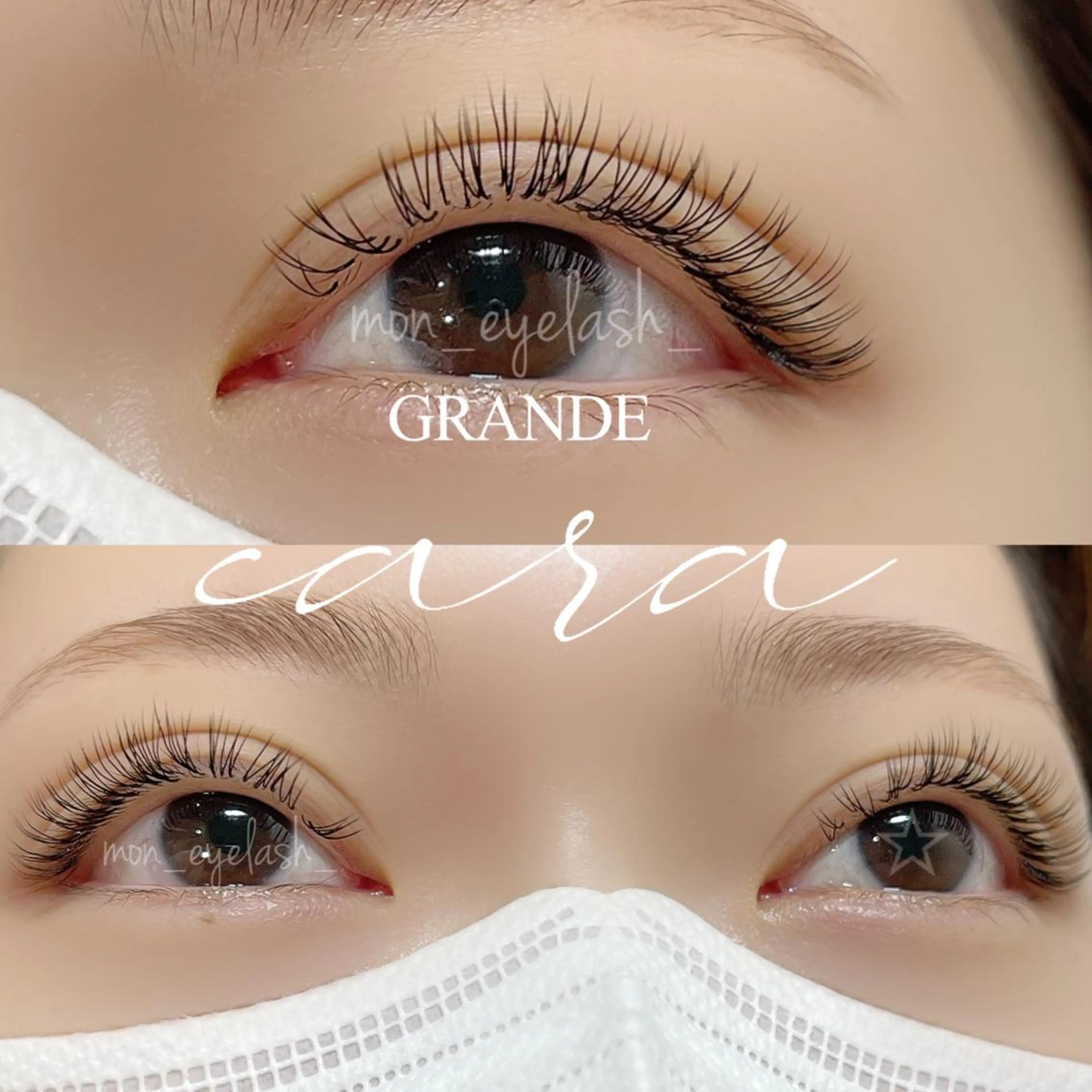 マツエク・マツパ アイブロウ バインドロック マツエク GRANDEcara 栄　Miki🍀のマツエク・マツパデザイン