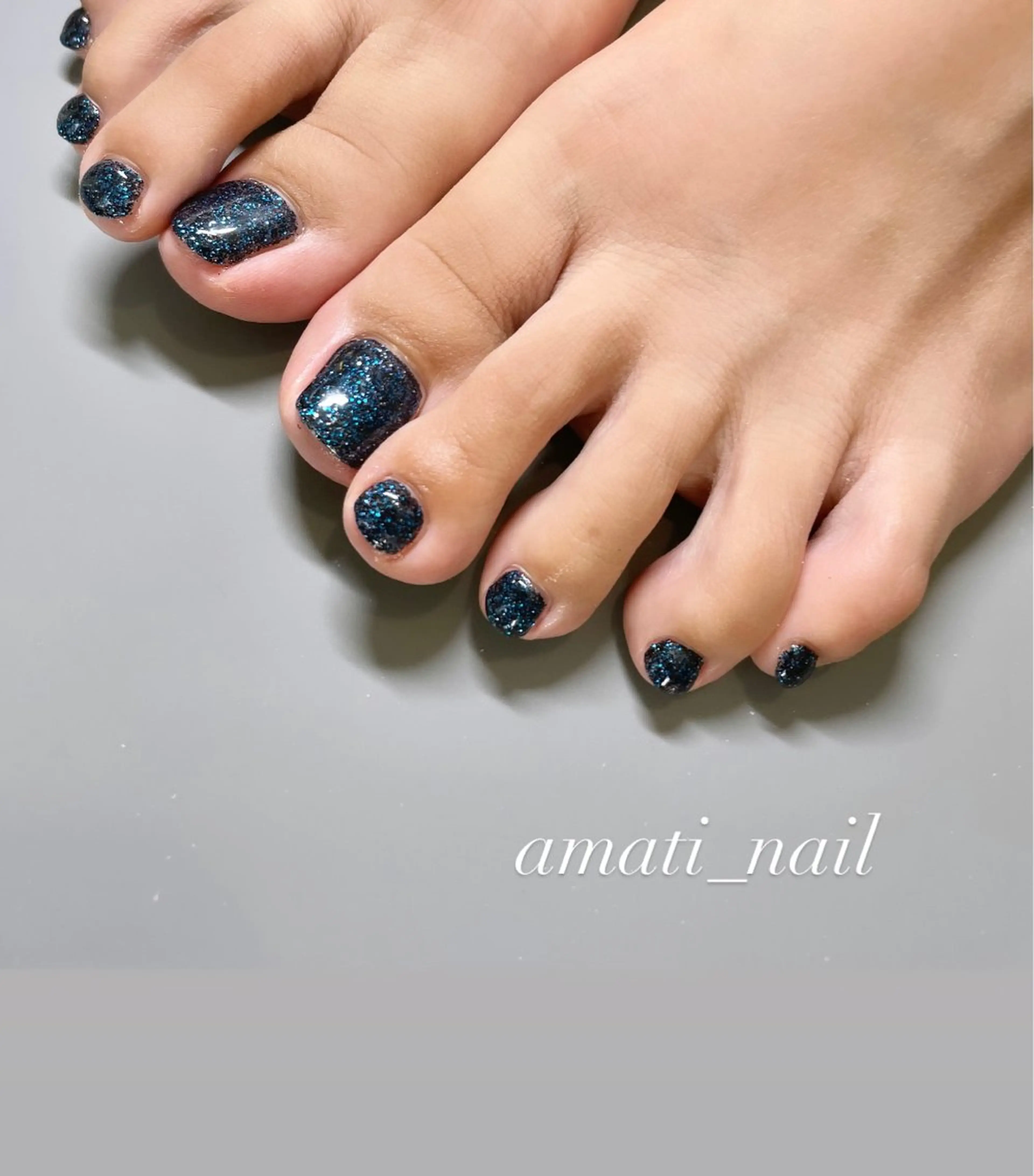 ネイル フットネイル ジェルネイル マグネットネイル ミラーネイル ニュアンスネイル フットネイル amati_nail TAKAKOのネイルデザイン