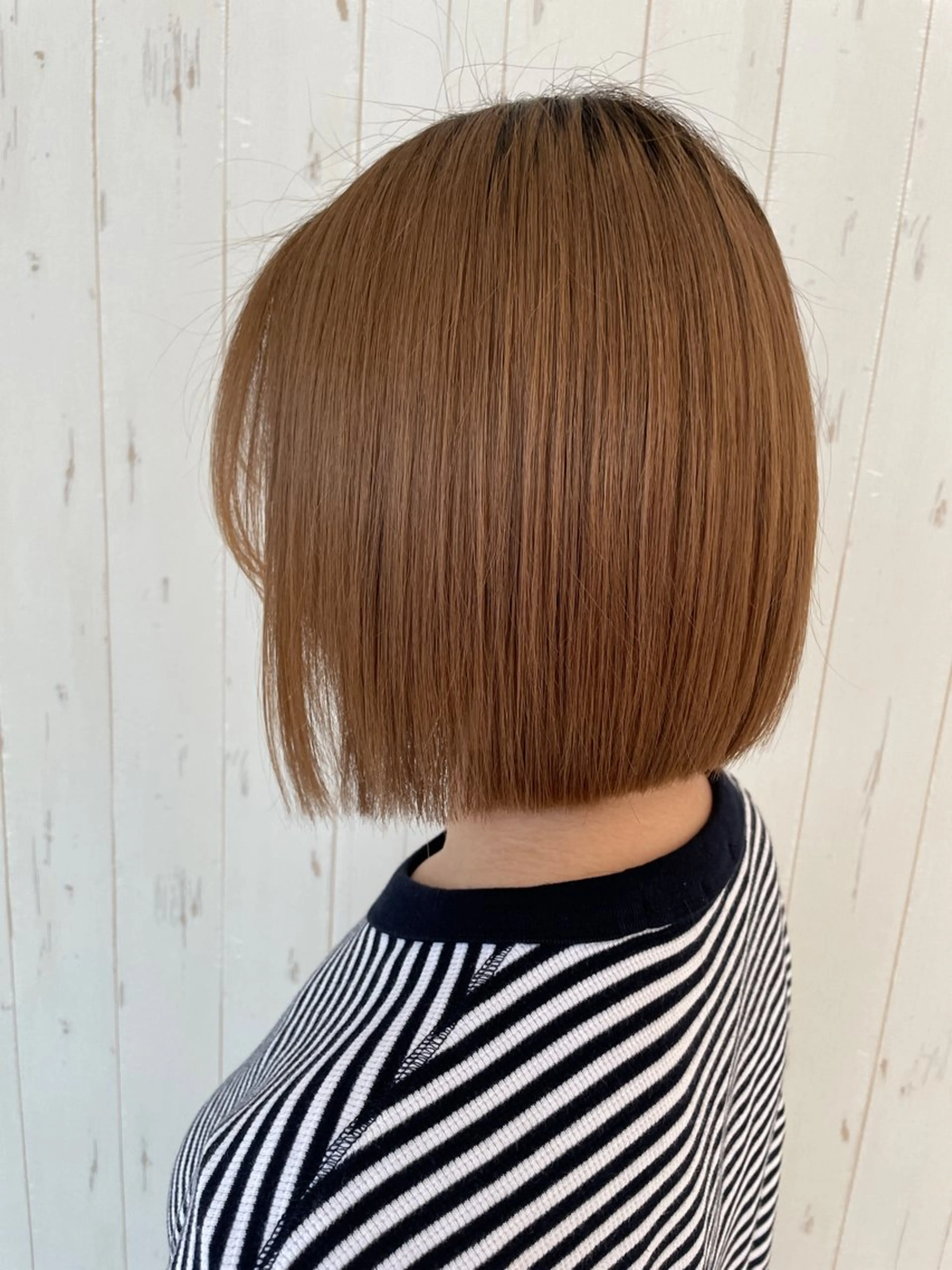 ショート カラー アッシュ 透明感カラー イルミナカラー ボブ/透明感カラー 🤍永田真穂のヘアスタイル