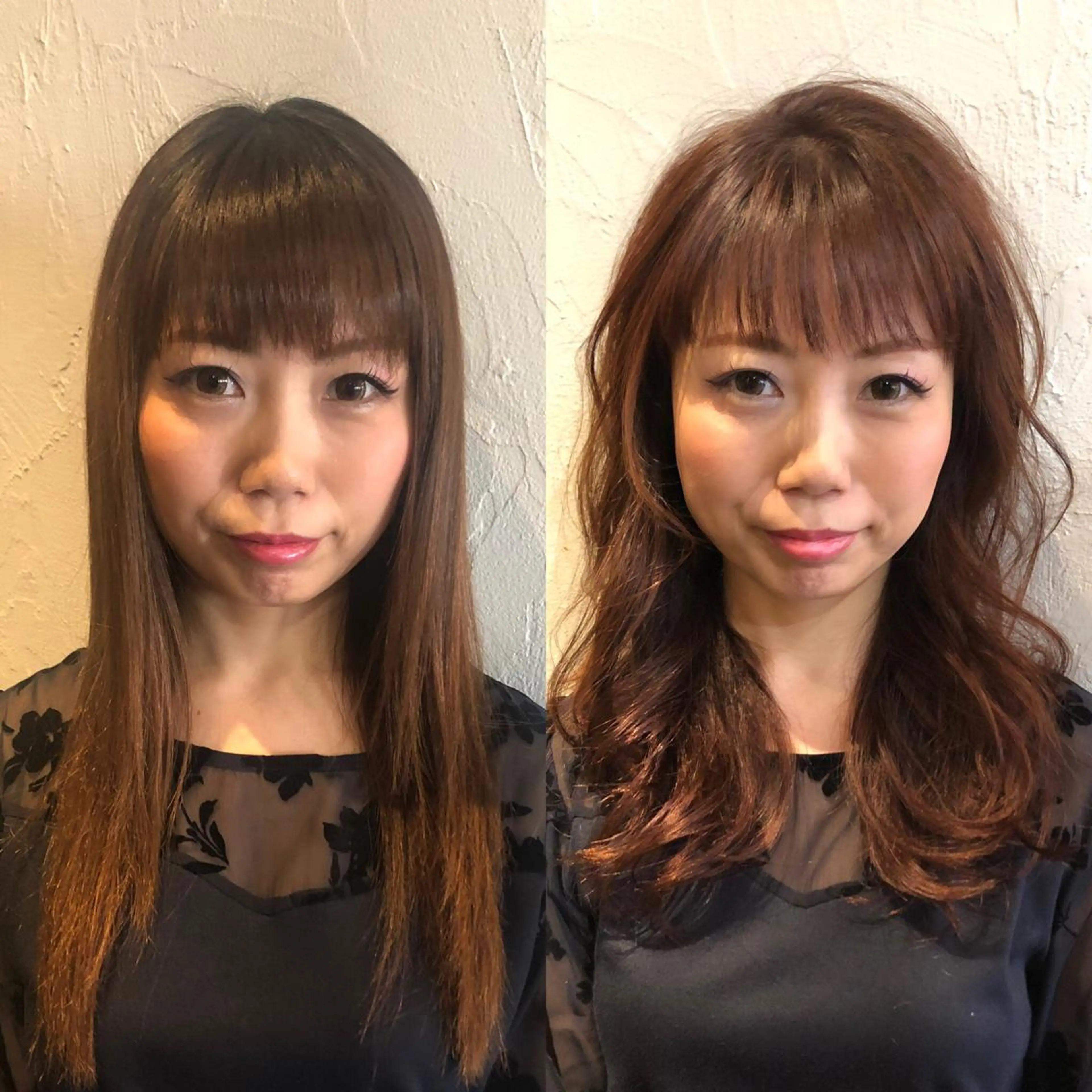 ロング 髪質改善縮毛矯正 専門店のヘアスタイル