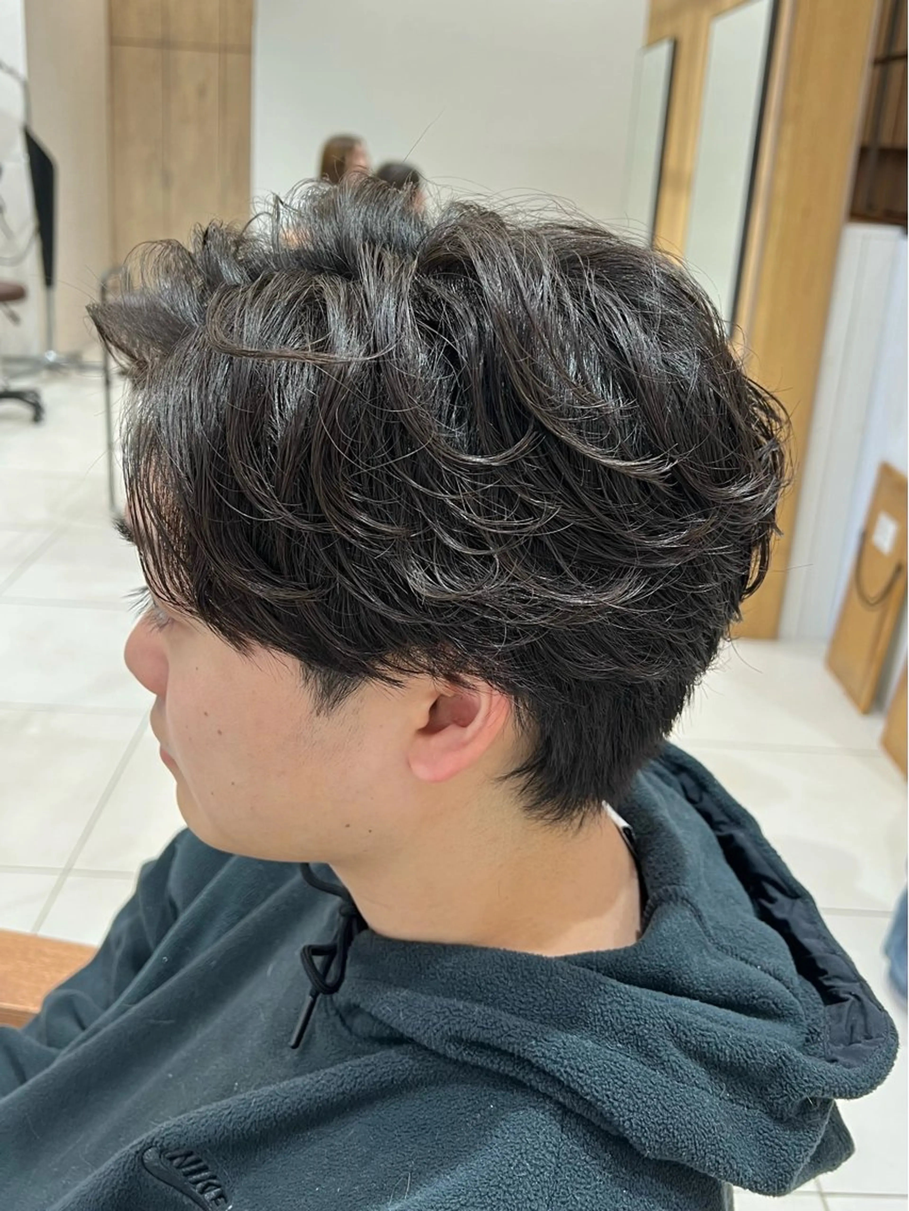 メンズ フェザーパーマ メンズパーマ メンズ特化フェザー パーマ🚗タケシのヘアスタイル