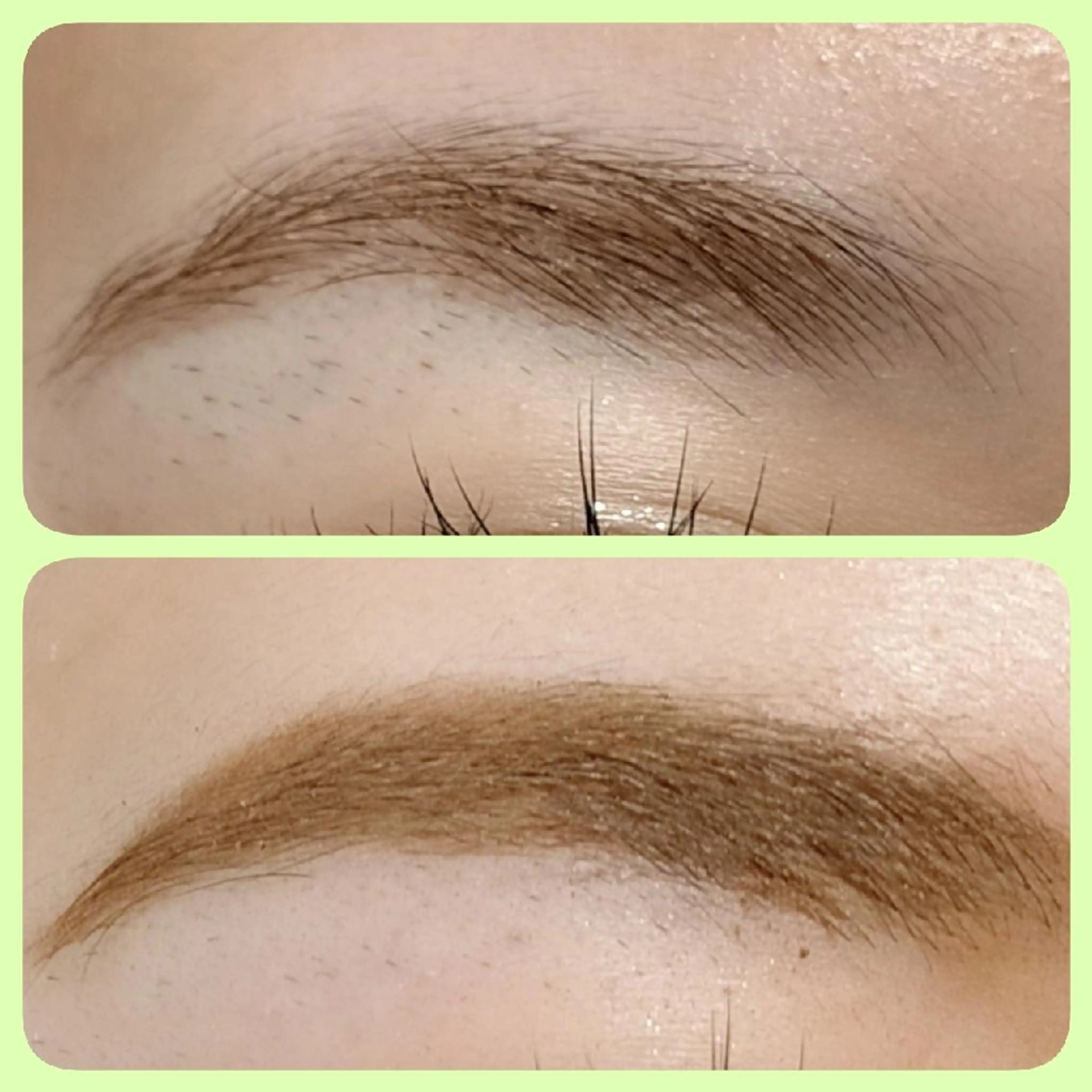 アイブロウWAX脱毛✨メイク込みの写真