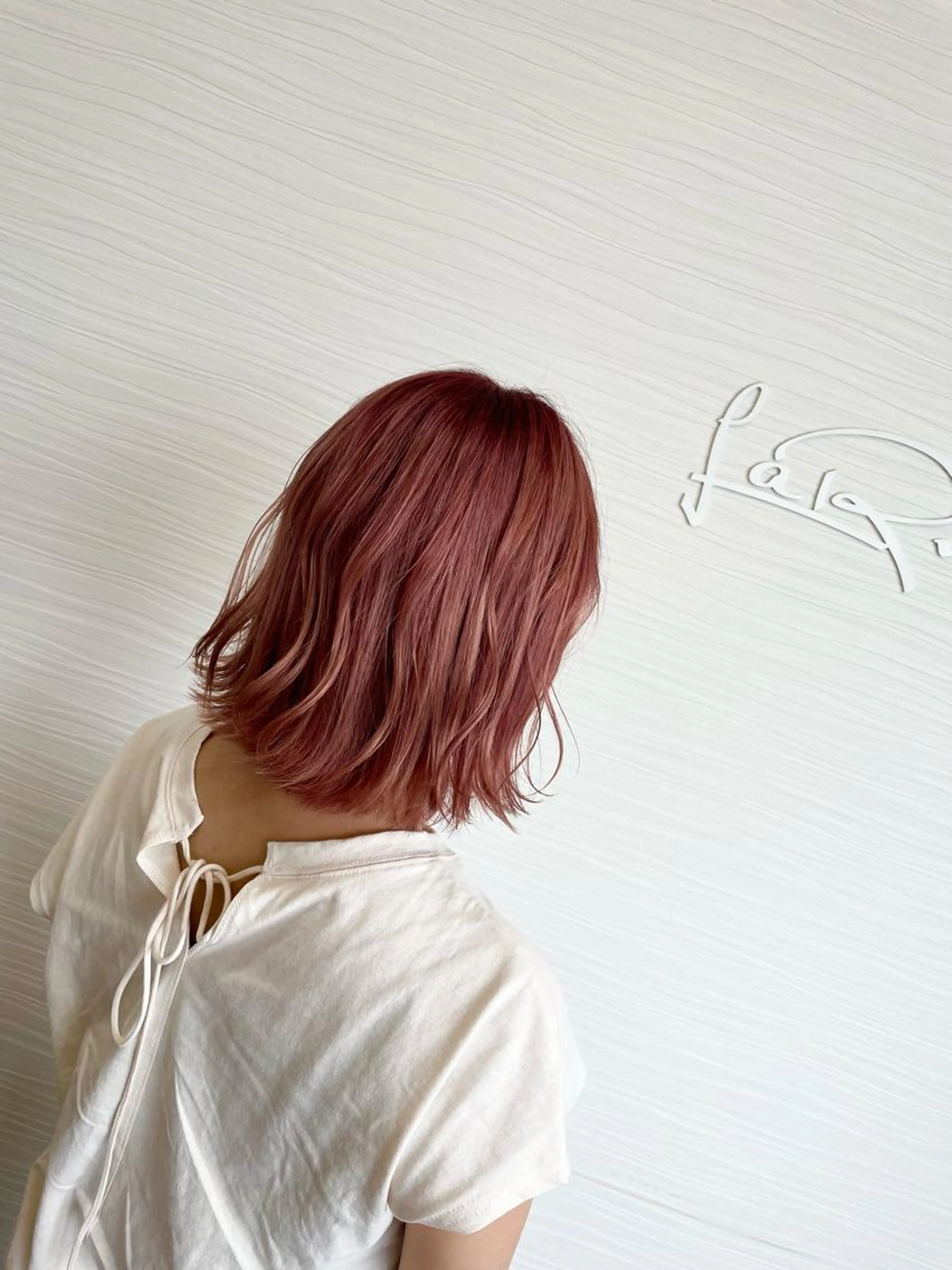 暖色系オシャレ染め+3分ヘッドスパの写真