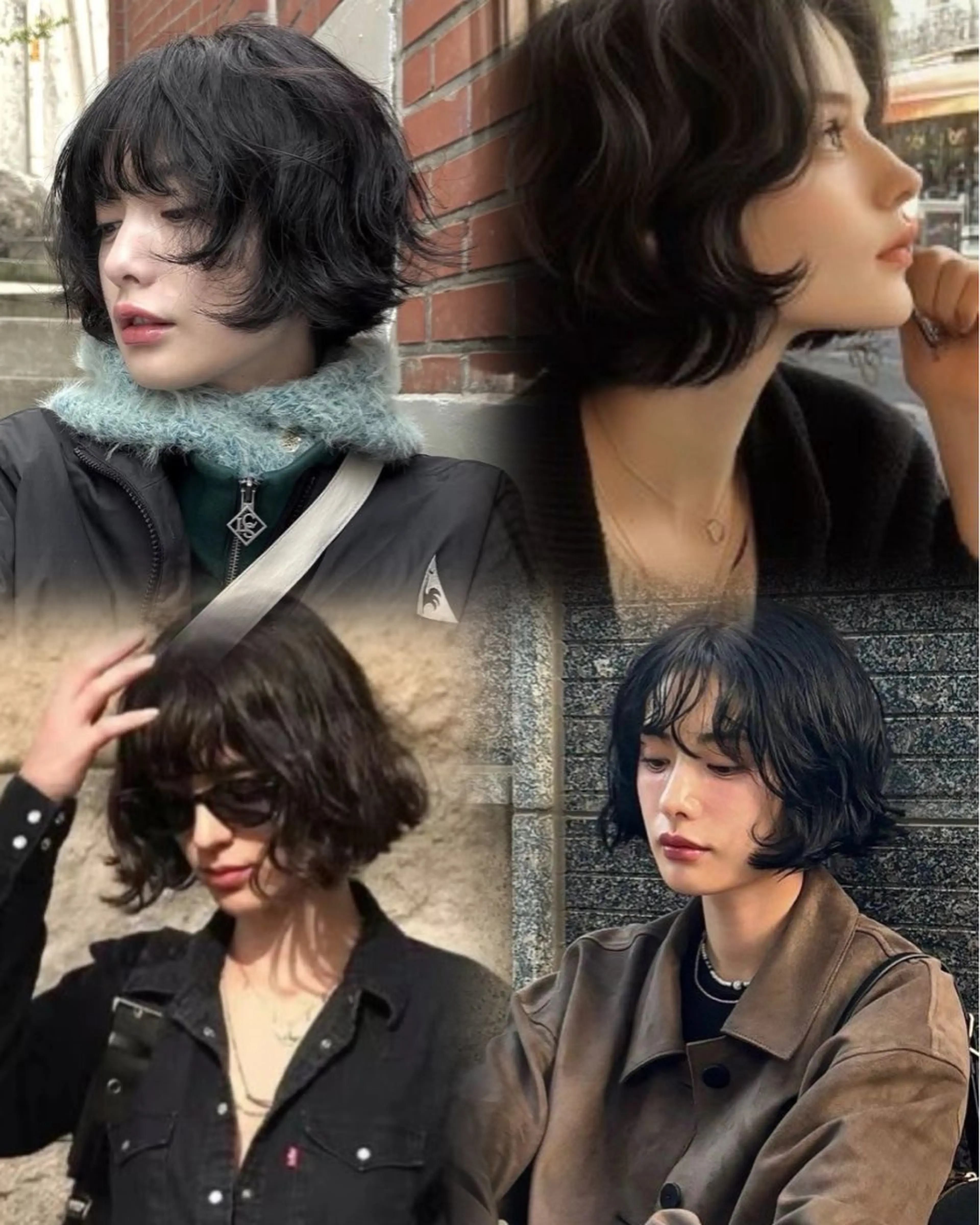 パーマ カット パーマ ハッシュレイヤー ༊*·˚ リナのヘアスタイル