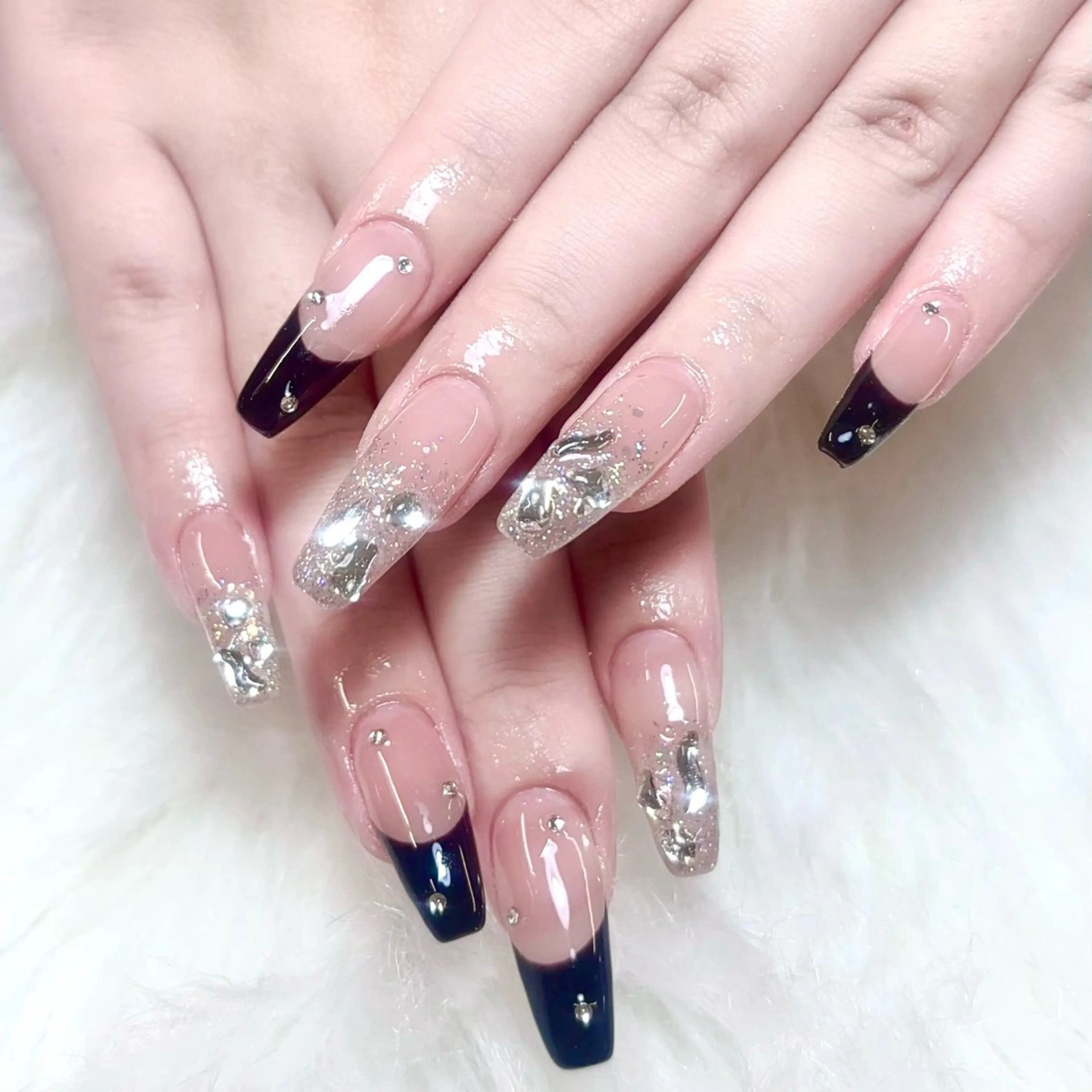 ネイル 🎀kira 長さだし💗モチ最高のネイルデザイン