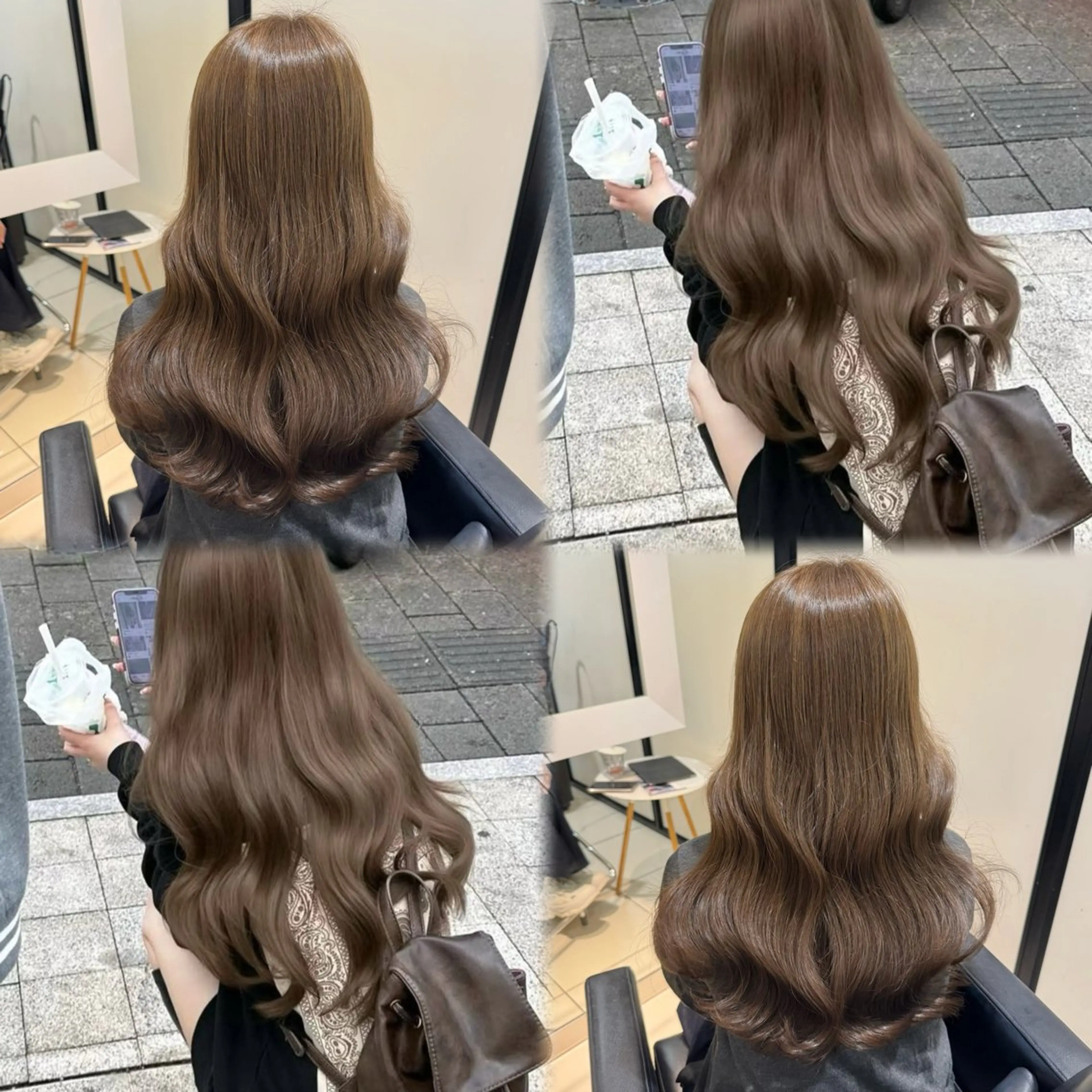 ロング カラー カット ヘアカラー トリートメント ブリーチなしカラー kana🐱のヘアスタイル