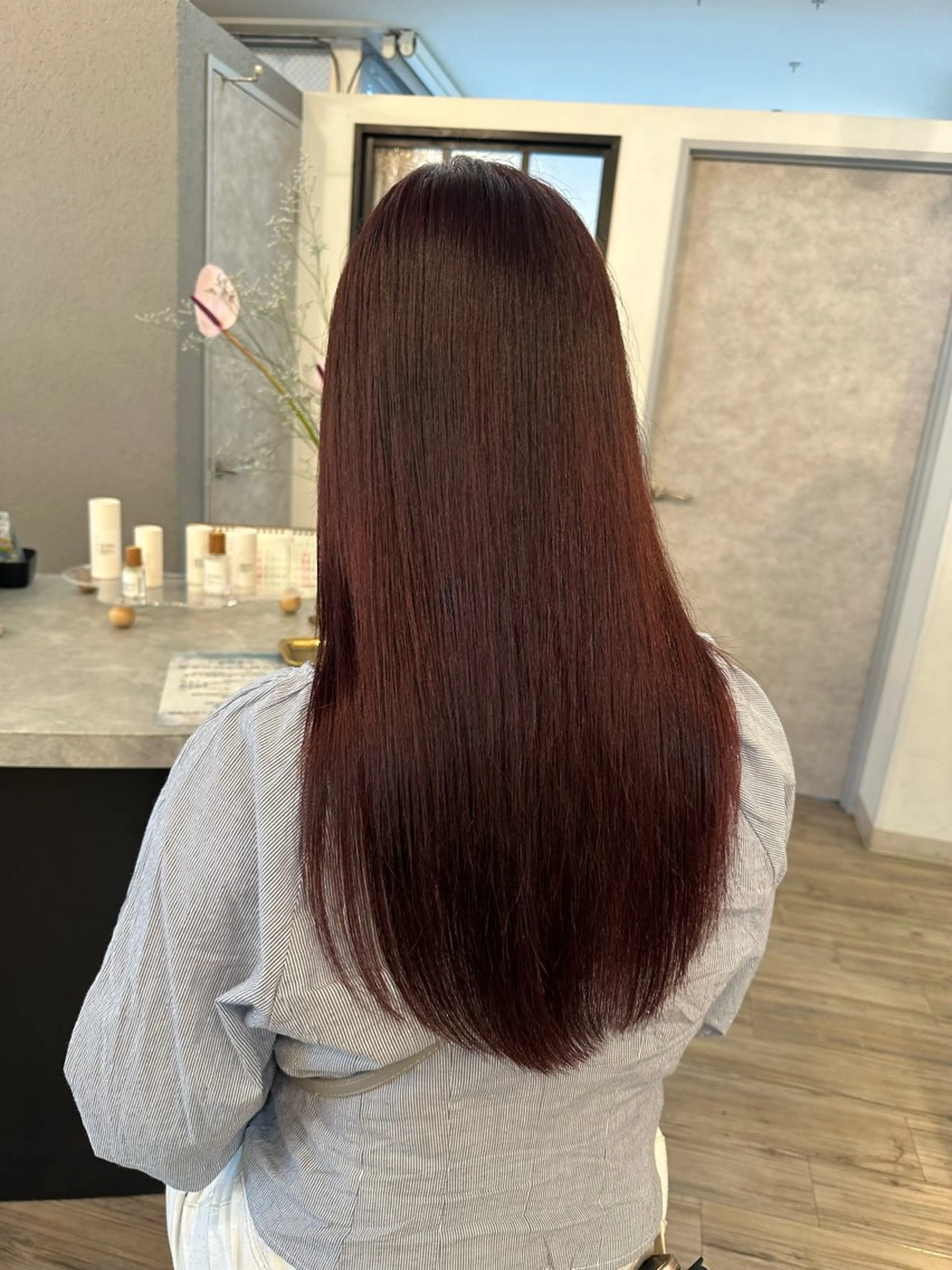 セミロング カラー ブリーチ 透明感カラー ブリーチなしカラー 似合わせカット sato ayaka ｜透明感カラー🫧のヘアスタイル