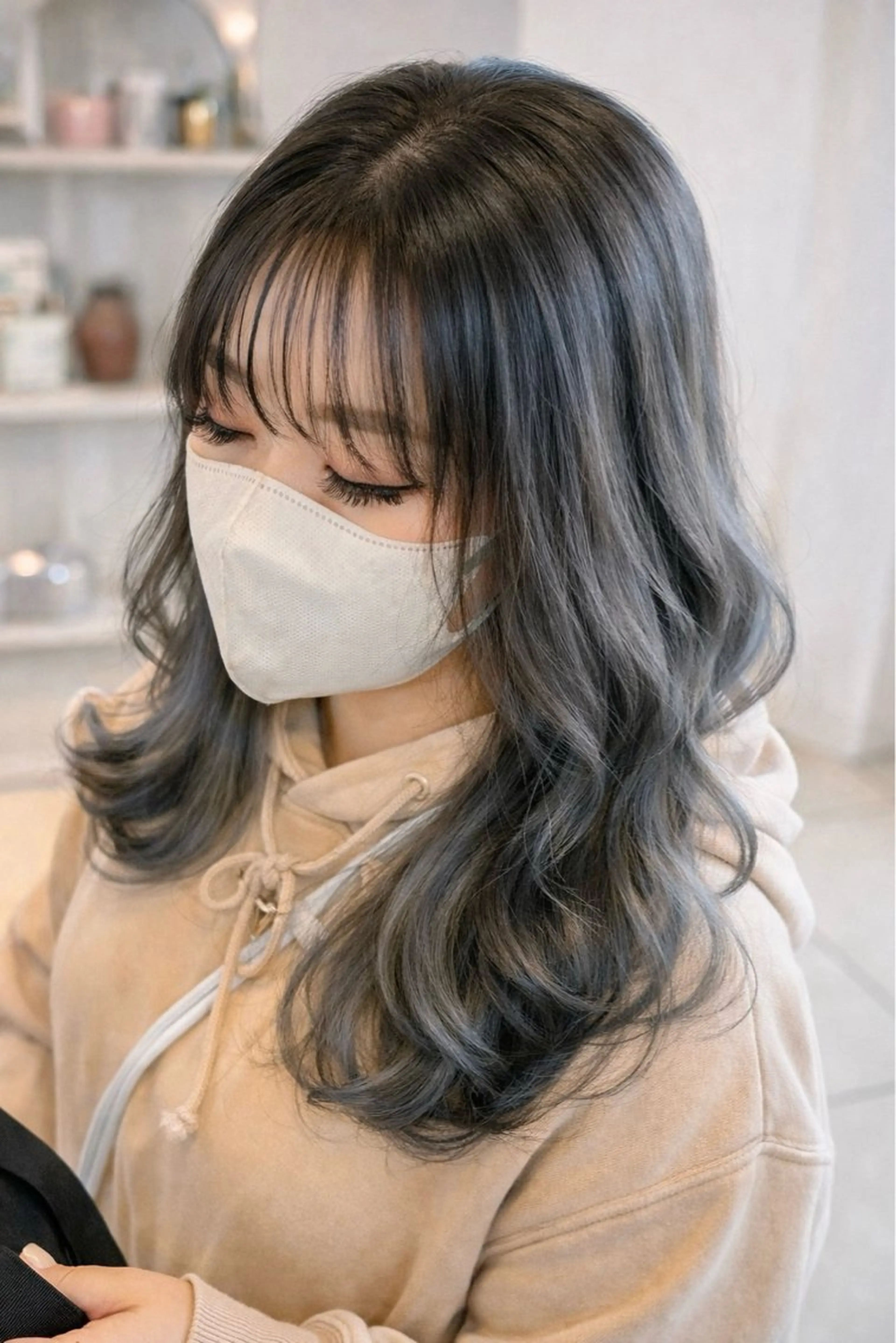 ロング カラー カット ヘアカラー トリートメント 金子 直樹のヘアスタイル