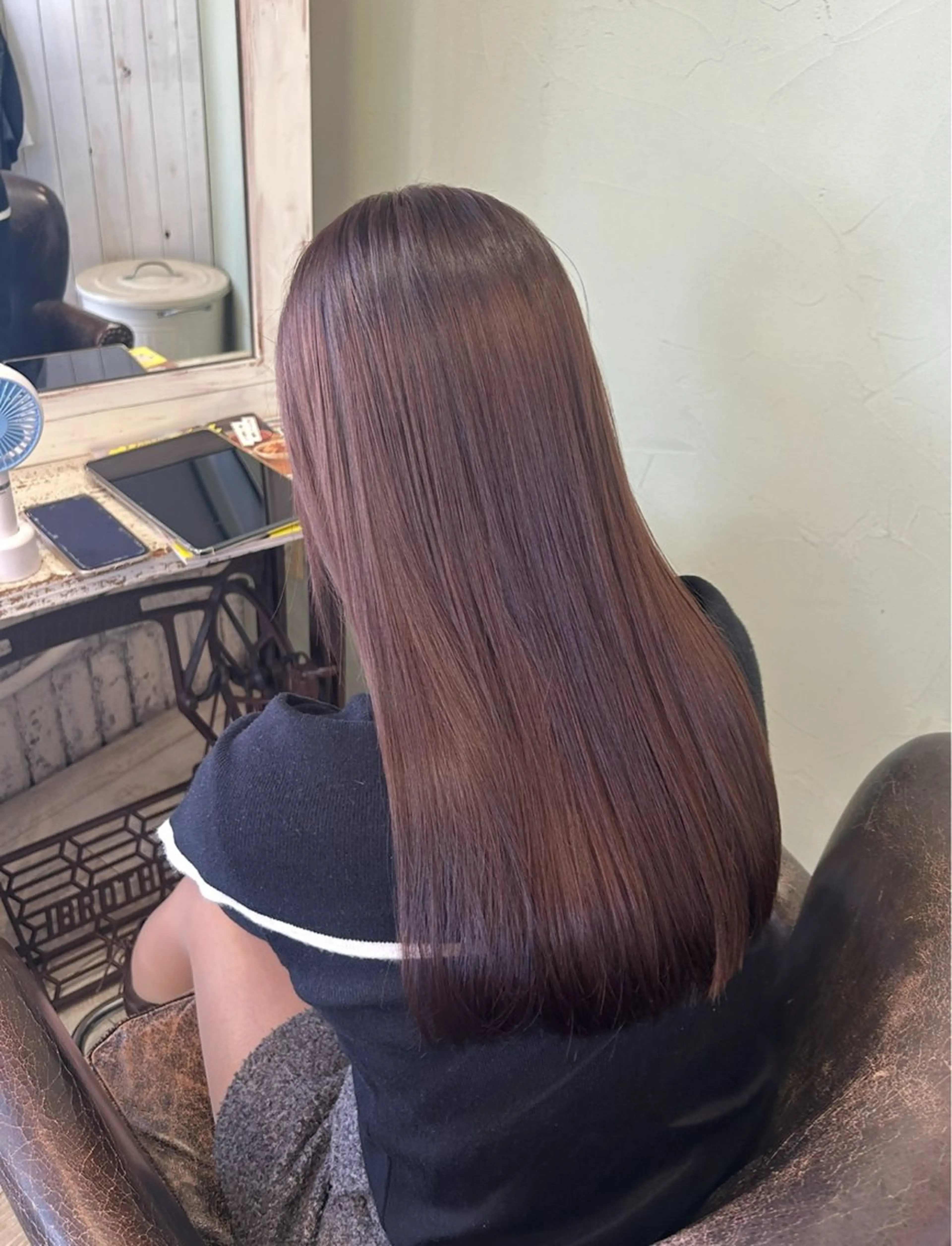 カラー ラベンダーカラー Hanon 美桜のヘアスタイル