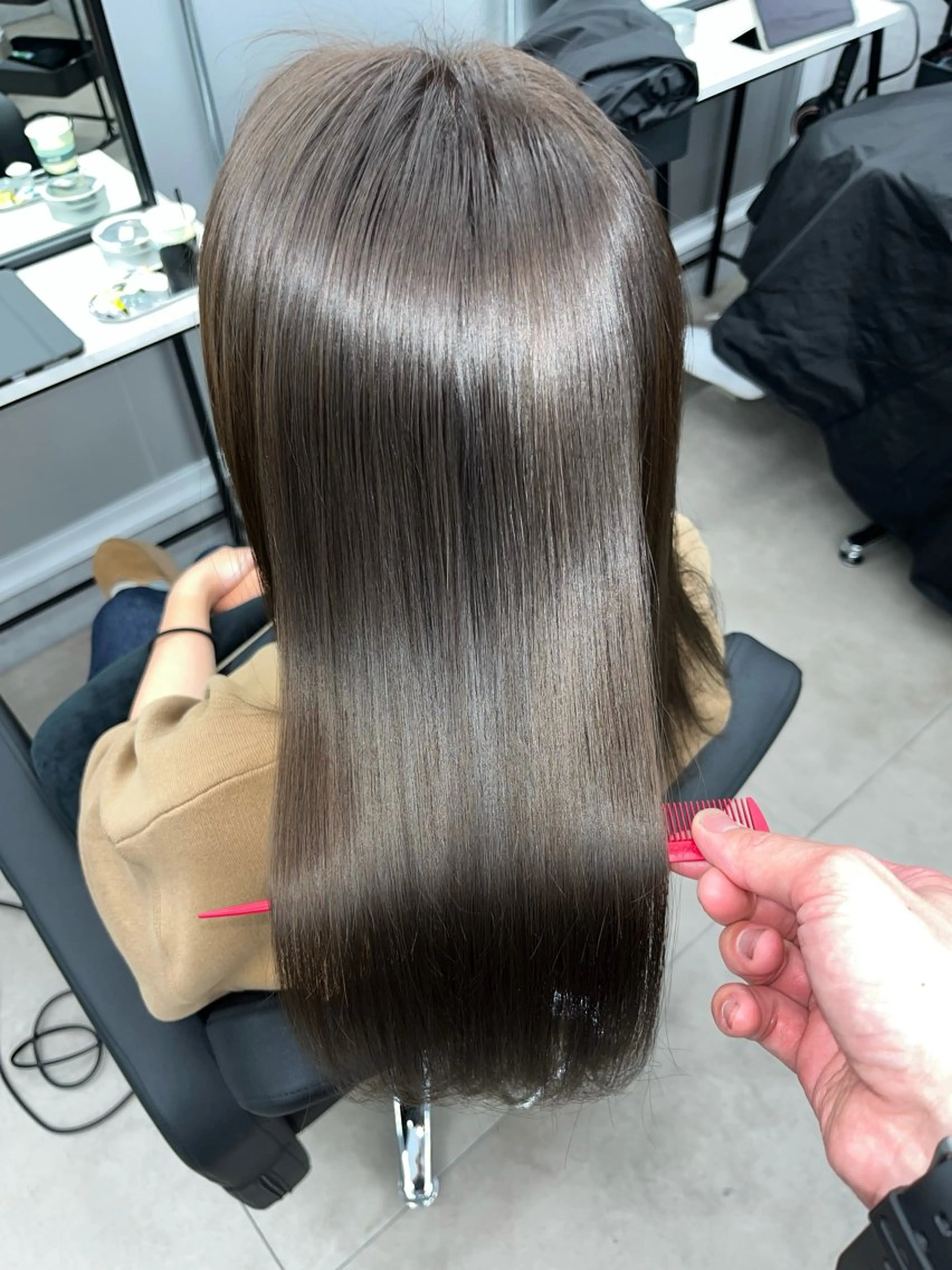 ロング カラー パーマ 🌈艶髪/髪質改善 新宿itouのヘアスタイル