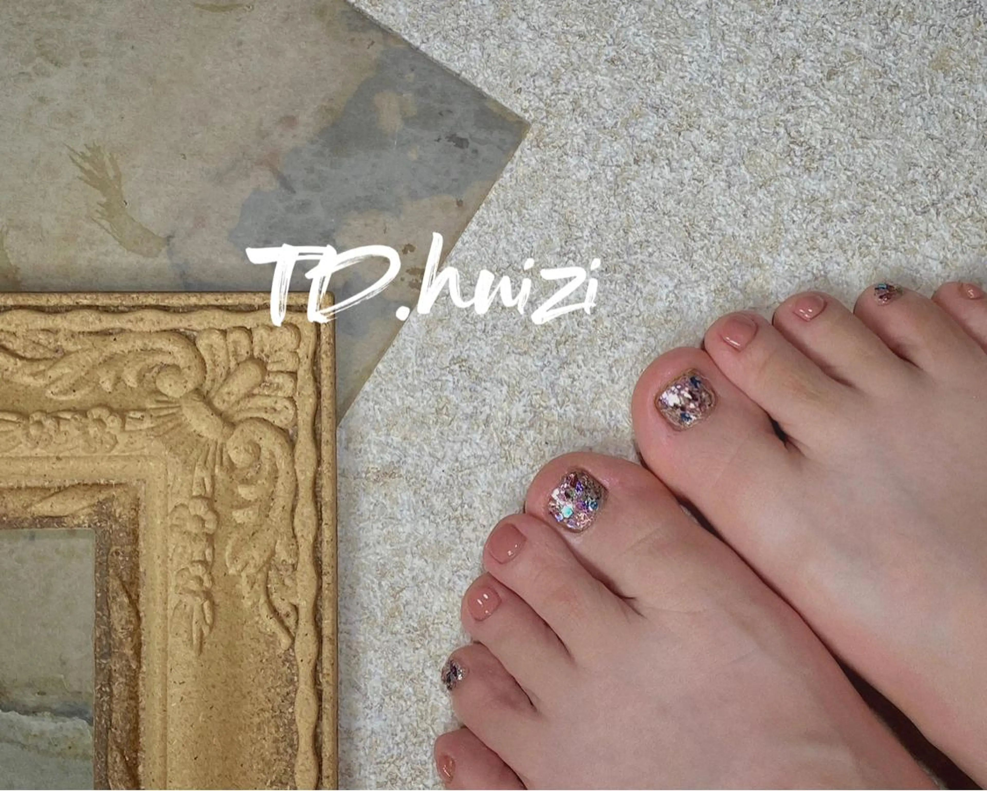 ショート めぐみのネイルサロン スタッフ練習のネイルデザイン