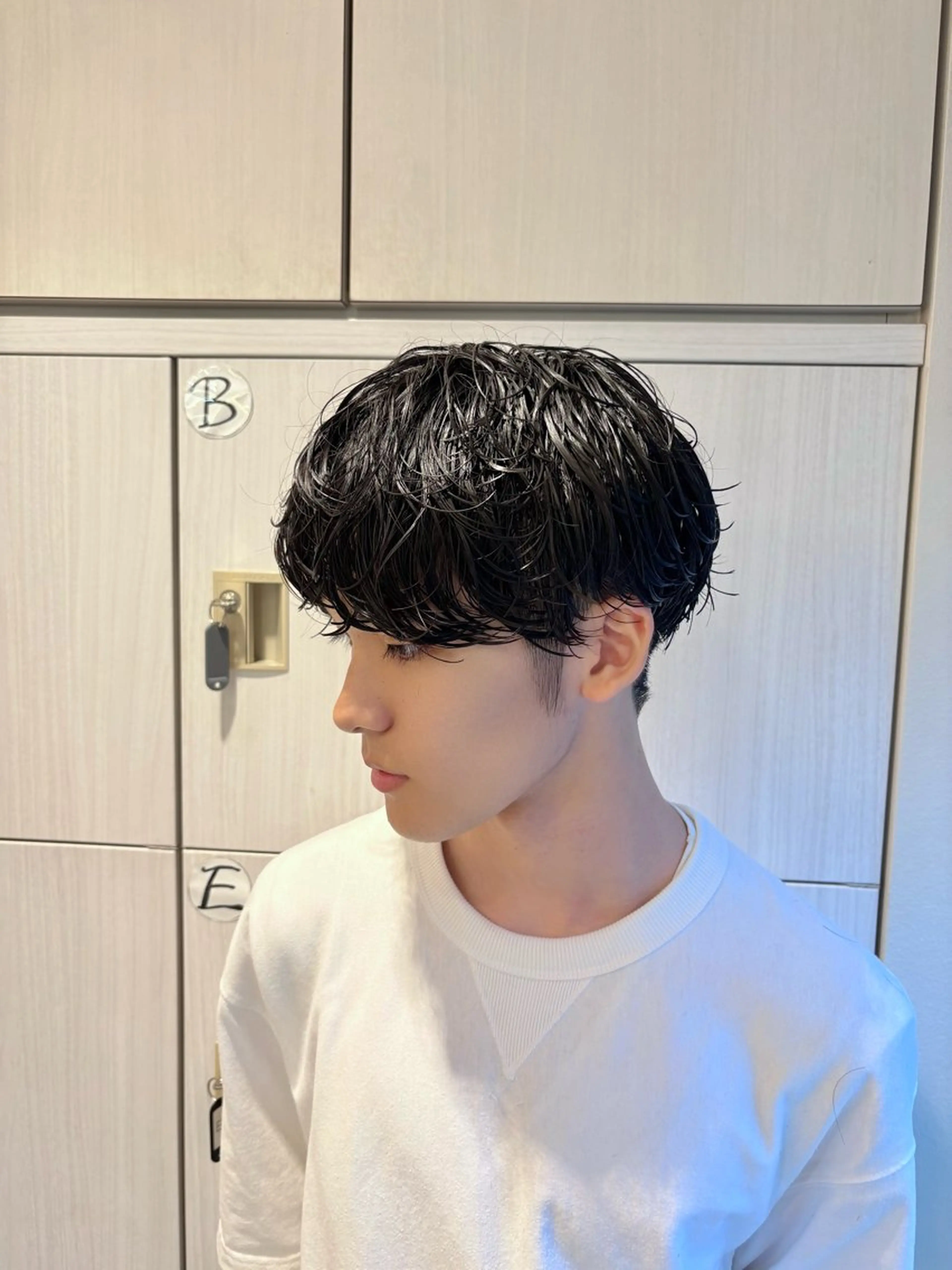 ショート メンズ メンズパーマ カット パーマ 直毛救済パーマ/神奈 川/生田/木村のヘアスタイル