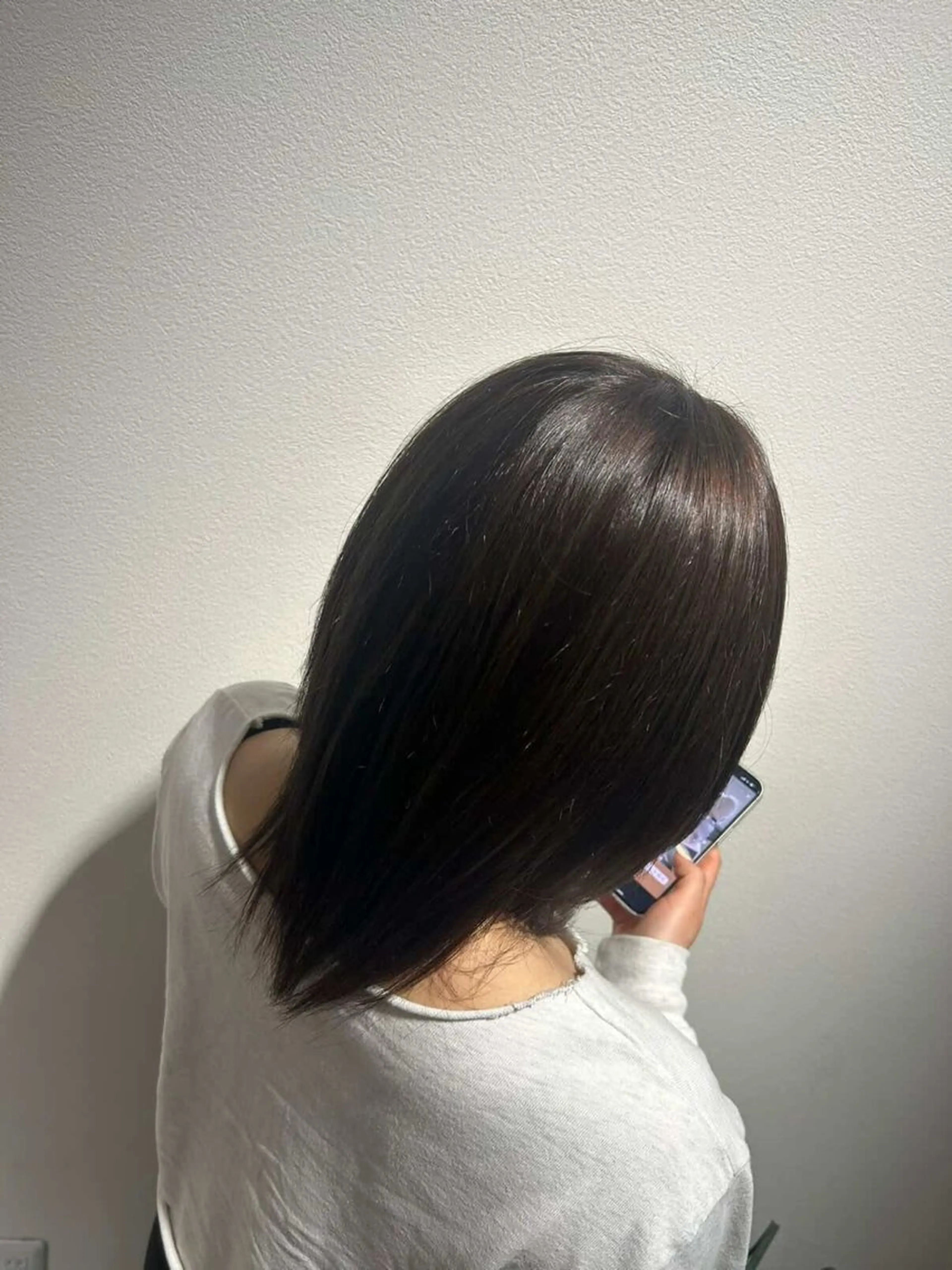 ミディアム たなかまなか 髪質改善のヘアスタイル