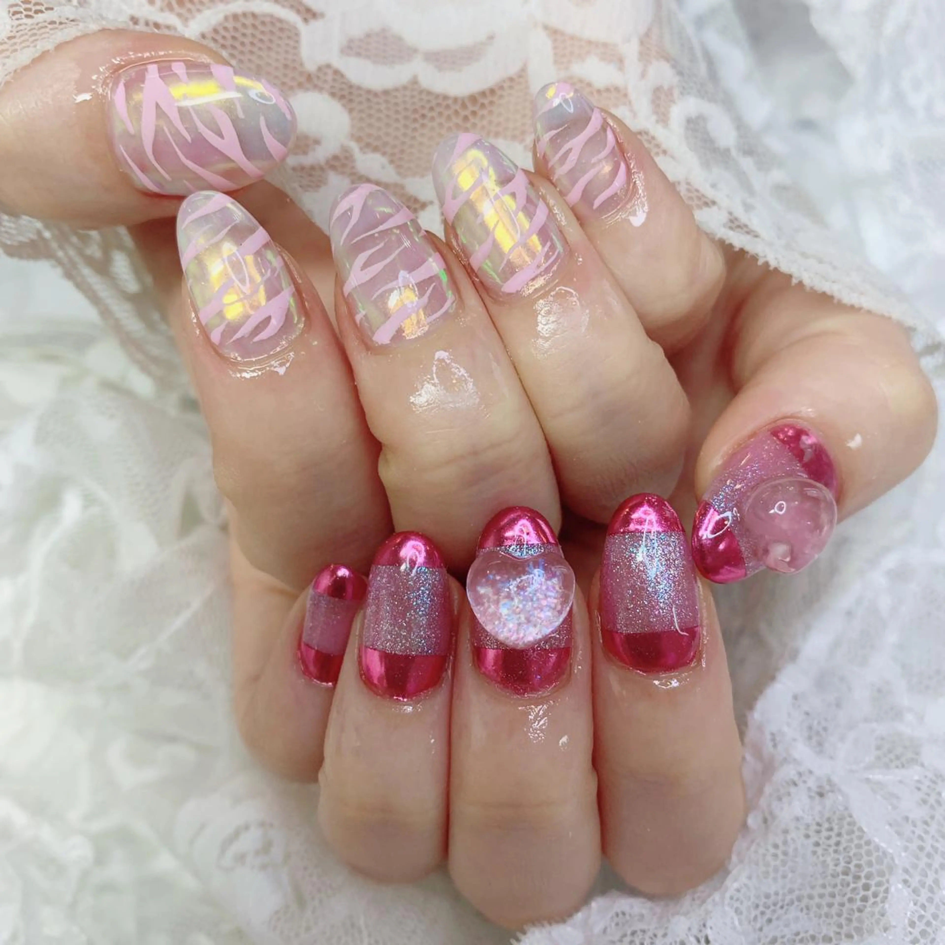 ネイル ハンドネイル La neige* yuki 🐩🌙のネイルデザイン