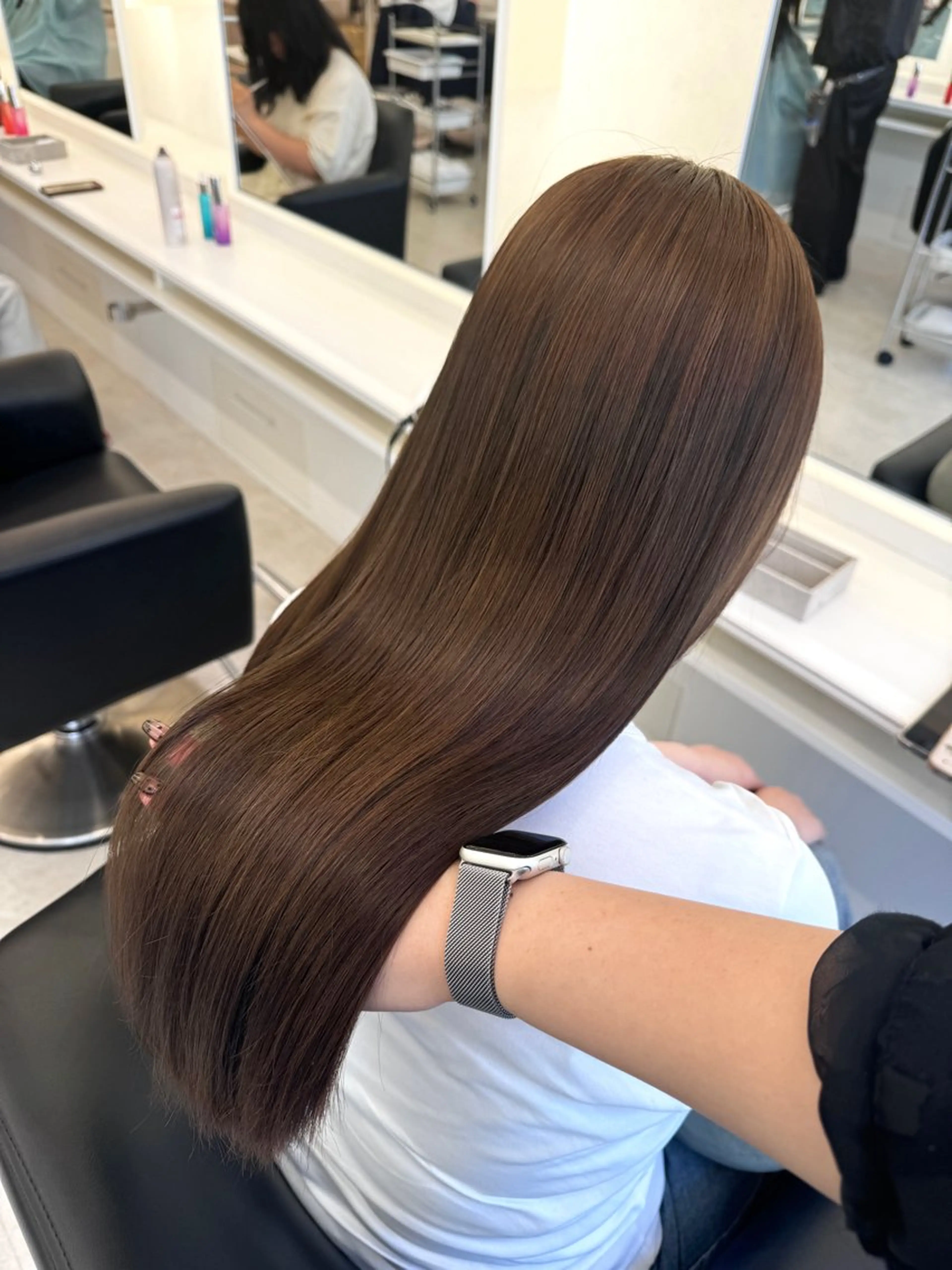 ロング カラー カット ヘアカラー ♡ParveMix NANO♡のヘアスタイル