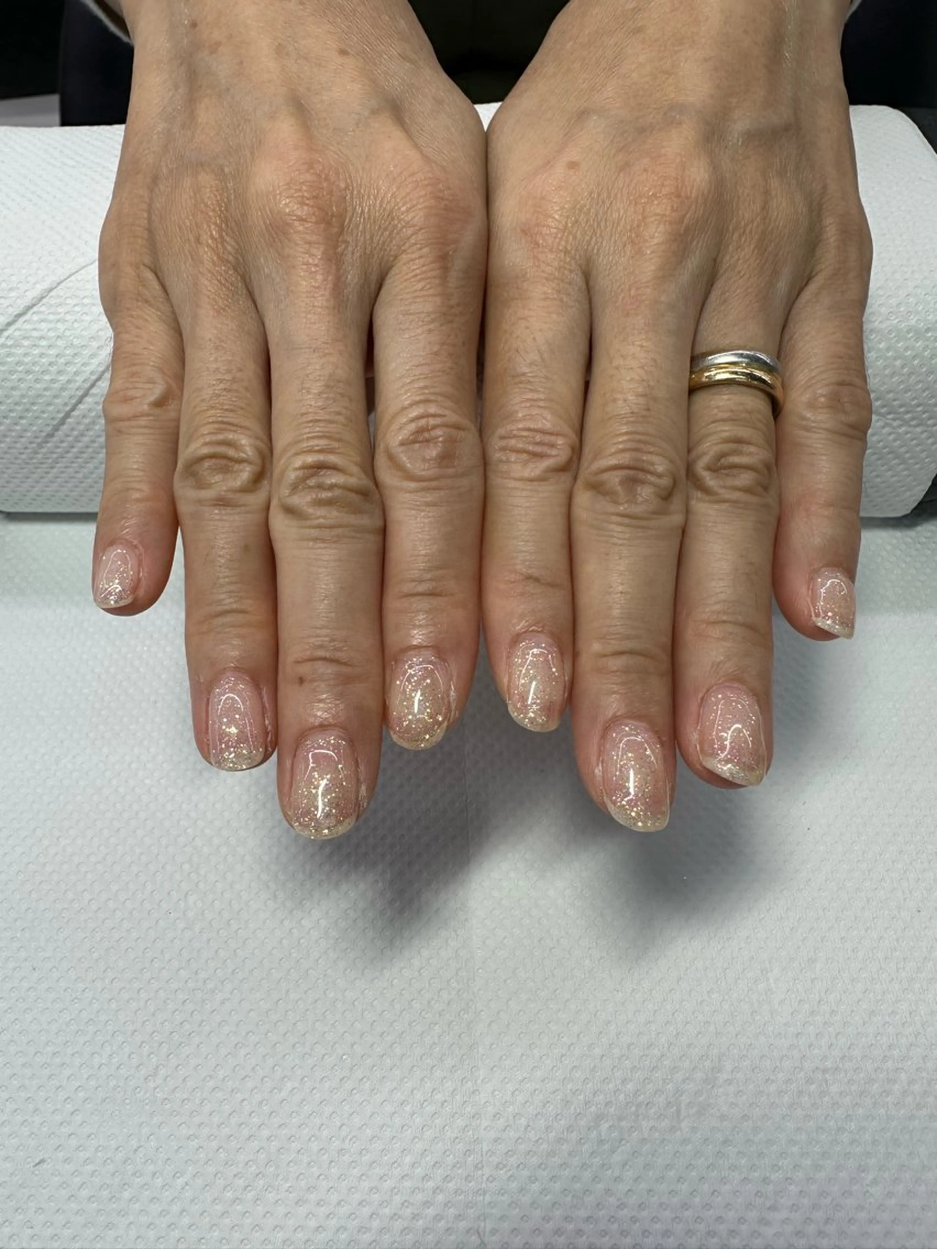 ネイル ワンカラーネイル 坪田 優花のネイルデザイン